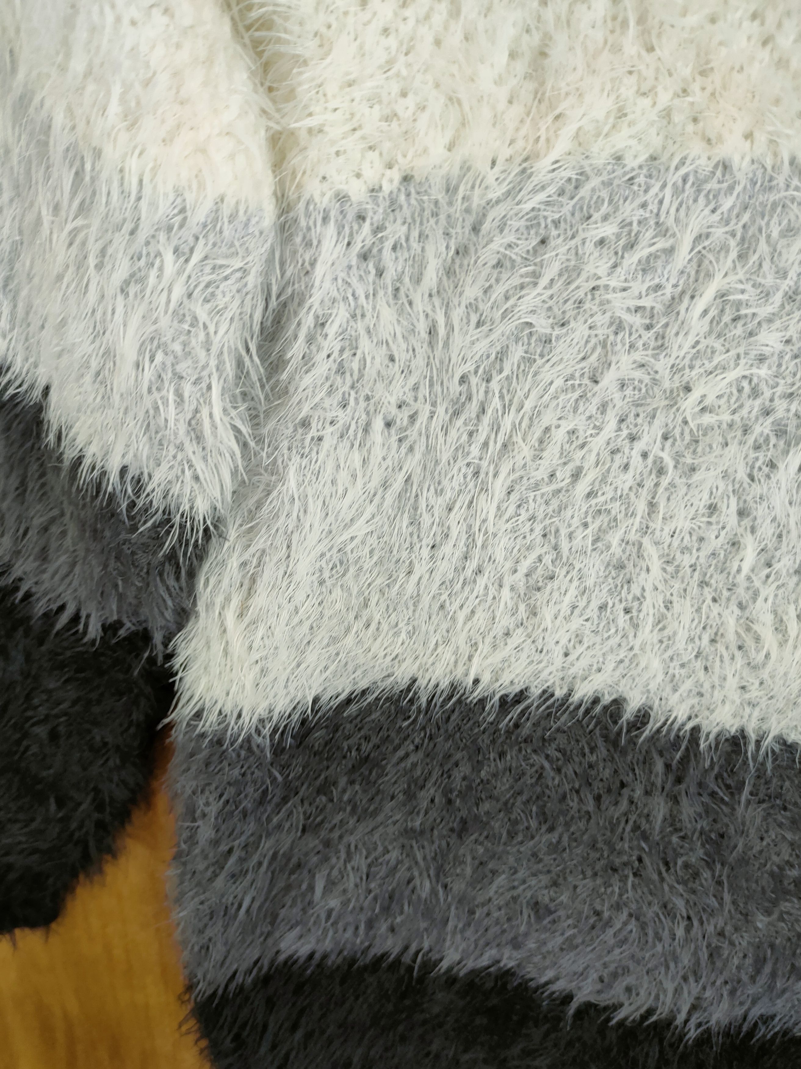 Vintage D Cecil Mc Bee mohair shag shaggy fur knitwear #46-1007 Size US M / EU 48-50 / 2 - 13 Thumbnail