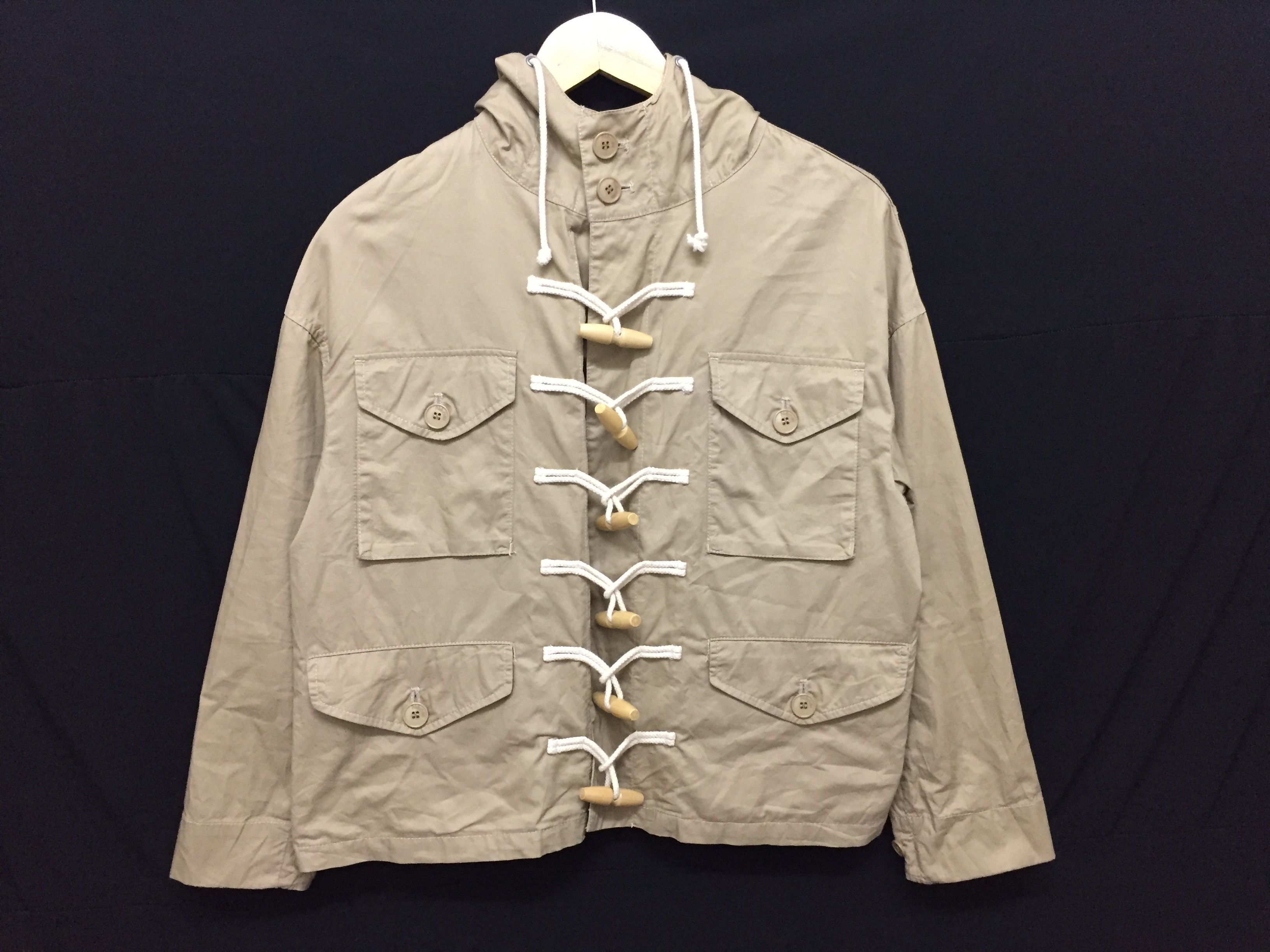 Issey Miyake × Ne-Net × Tsumori Chisato Knot Button Crop Parka Jacket Size S / US 4 / IT 40 - 2 Thumbnail