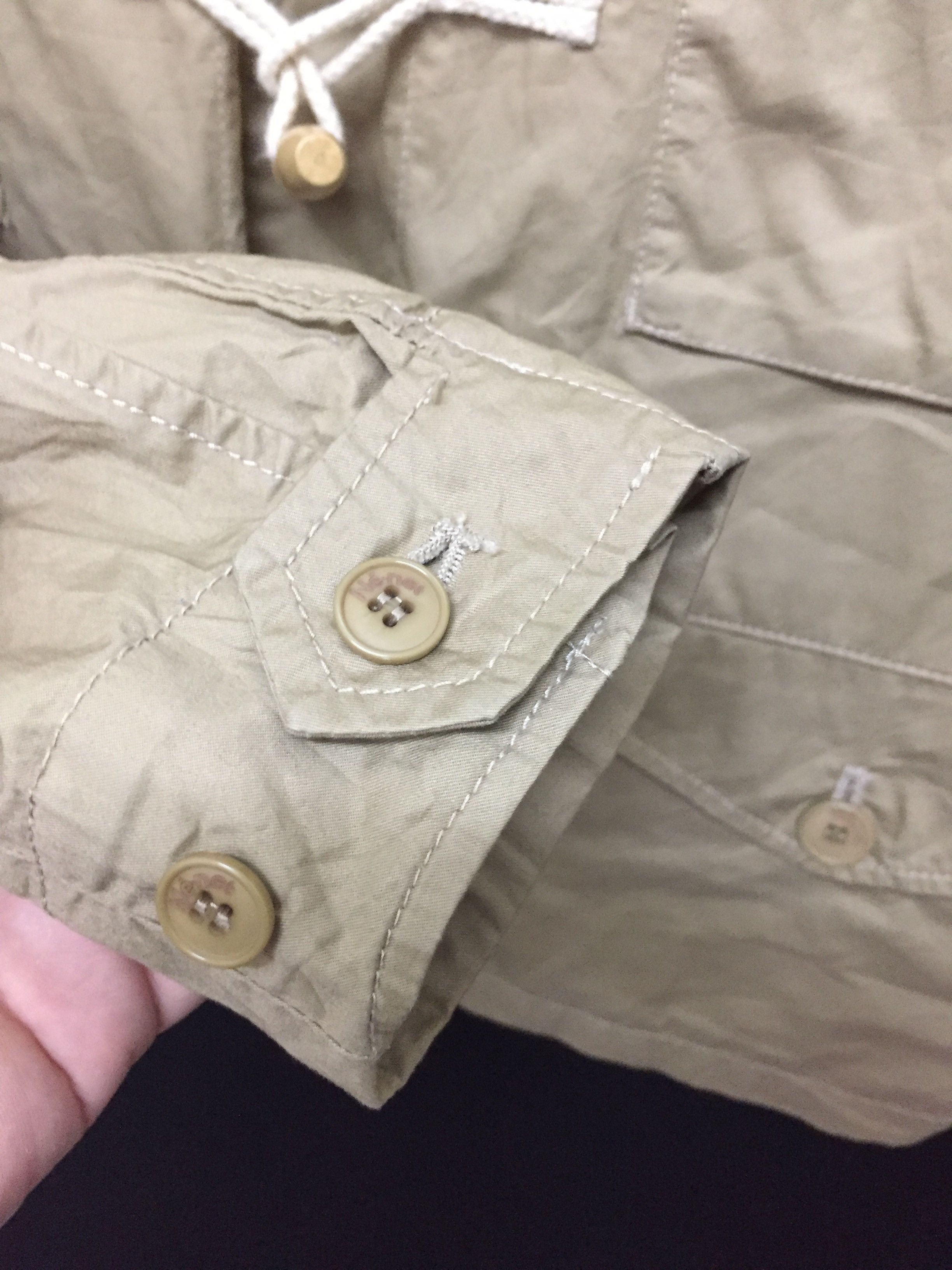 Issey Miyake × Ne-Net × Tsumori Chisato Knot Button Crop Parka Jacket Size S / US 4 / IT 40 - 5 Thumbnail