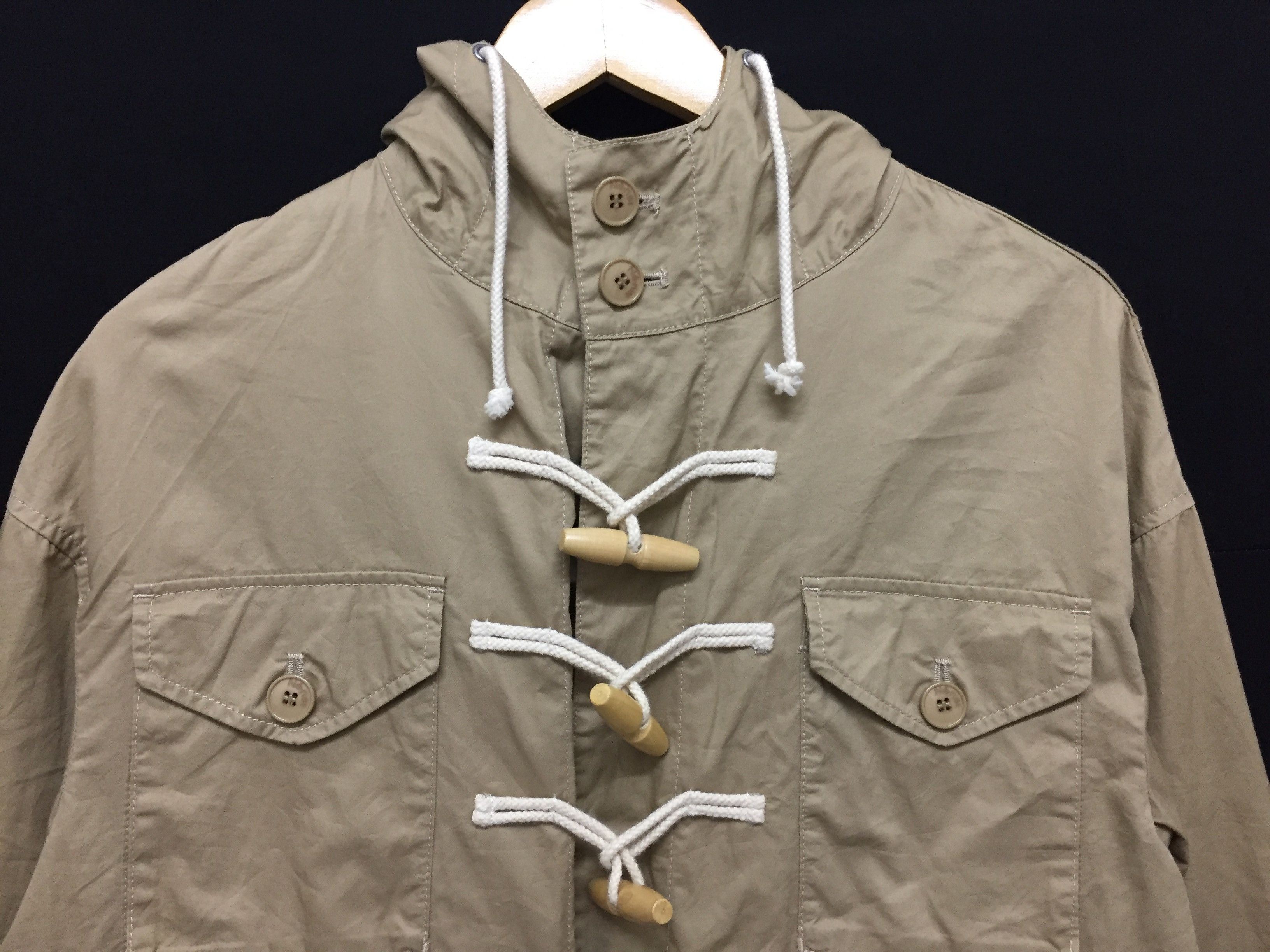Issey Miyake × Ne-Net × Tsumori Chisato Knot Button Crop Parka Jacket Size S / US 4 / IT 40 - 3 Thumbnail