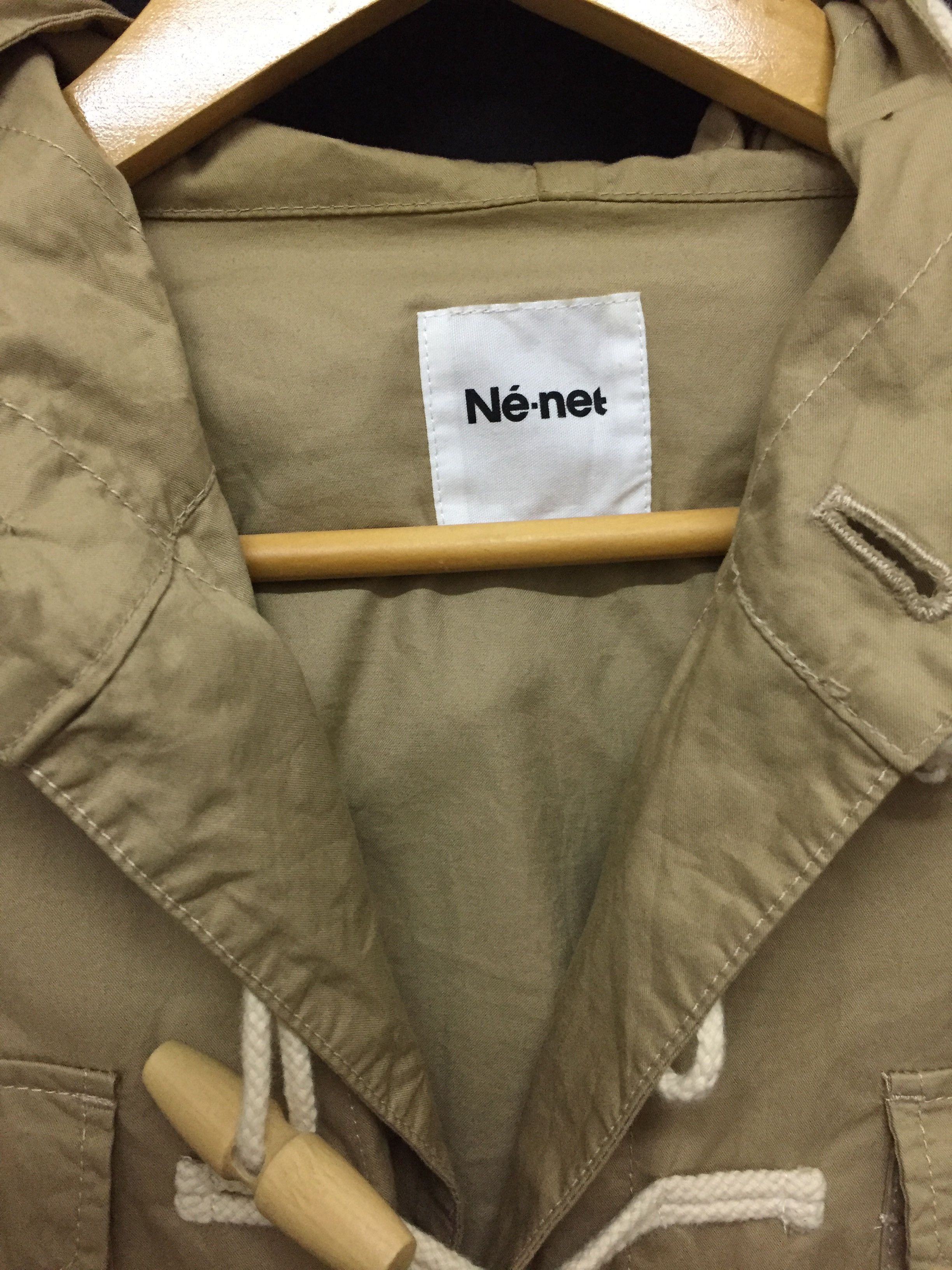 Issey Miyake × Ne-Net × Tsumori Chisato Knot Button Crop Parka Jacket Size S / US 4 / IT 40 - 8 Thumbnail