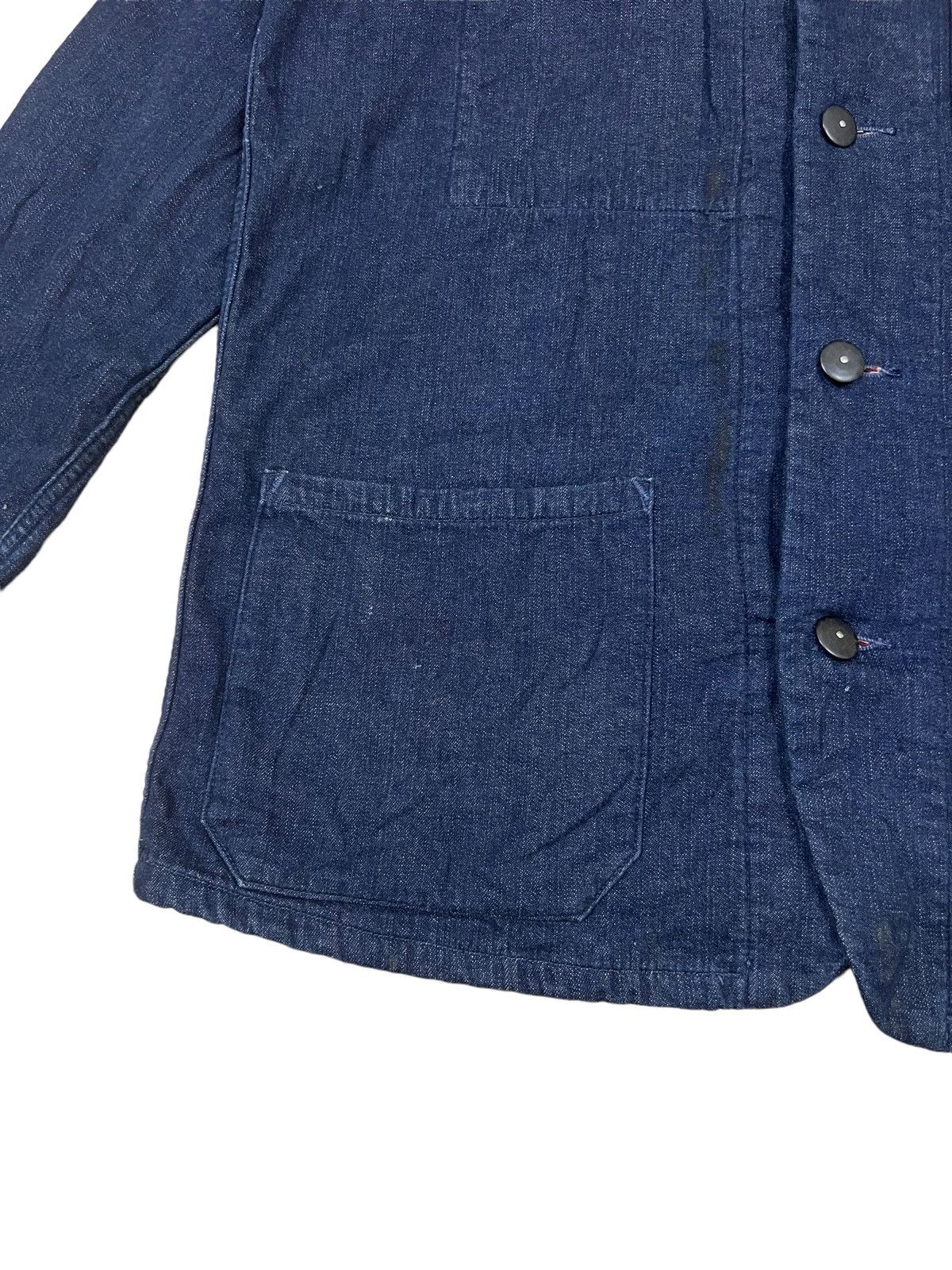 45rpm Indigo Master Eternal Kurashiki 4 Pockets Lined Work Jacket Size US M / EU 48-50 / 2 - 7 Thumbnail