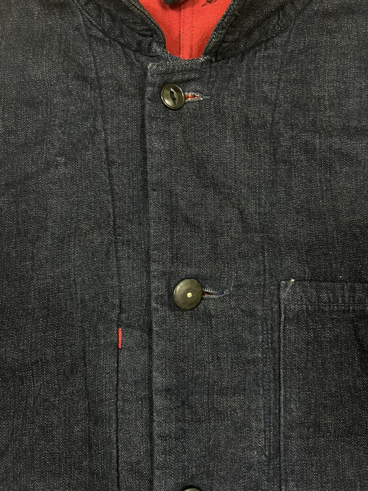 45rpm Indigo Master Eternal Kurashiki 4 Pockets Lined Work Jacket Size US M / EU 48-50 / 2 - 3 Thumbnail