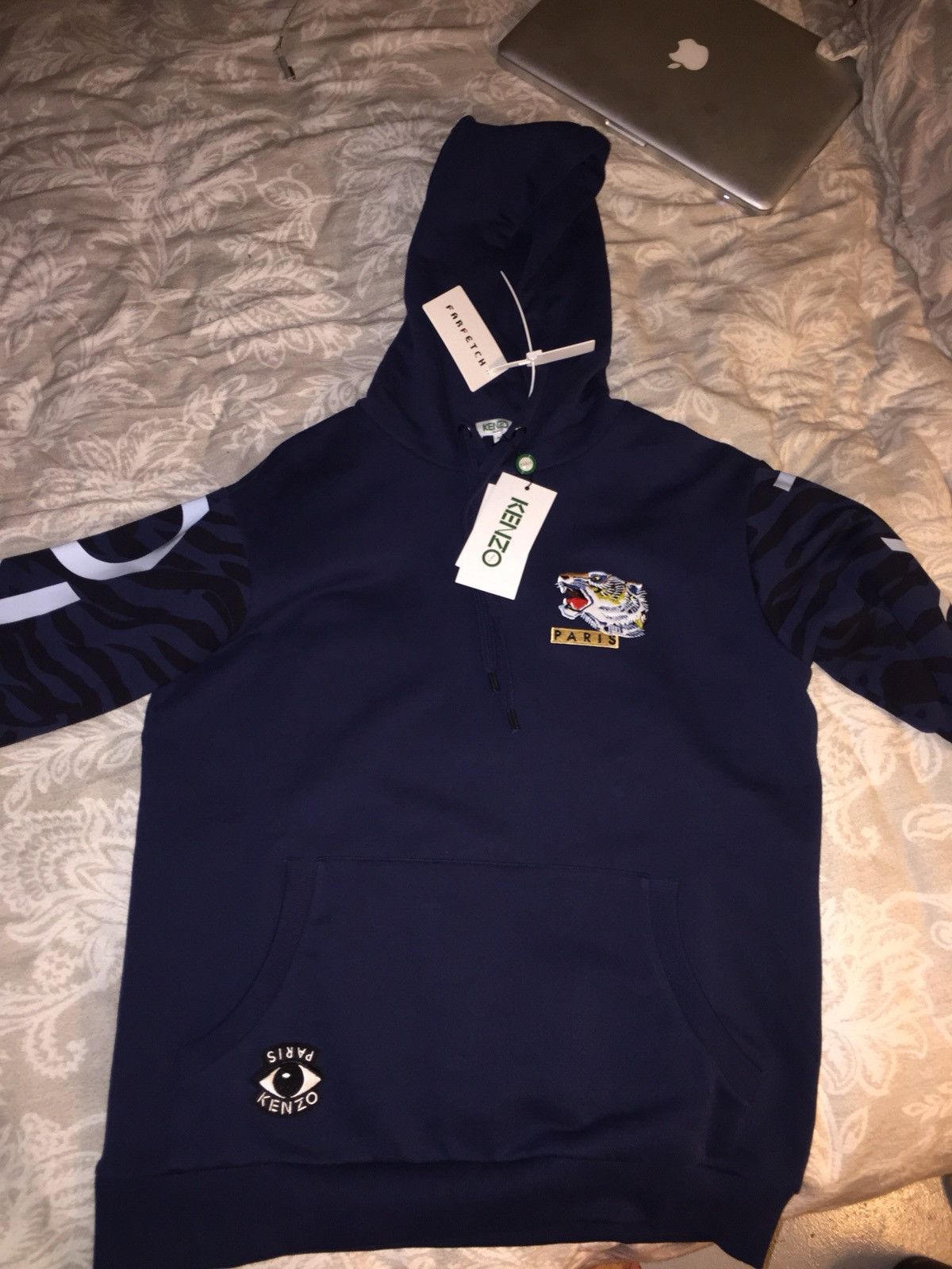 Kenzo Vintage Tiger Hoodie Size US M / EU 48-50 / 2 - 3 Thumbnail