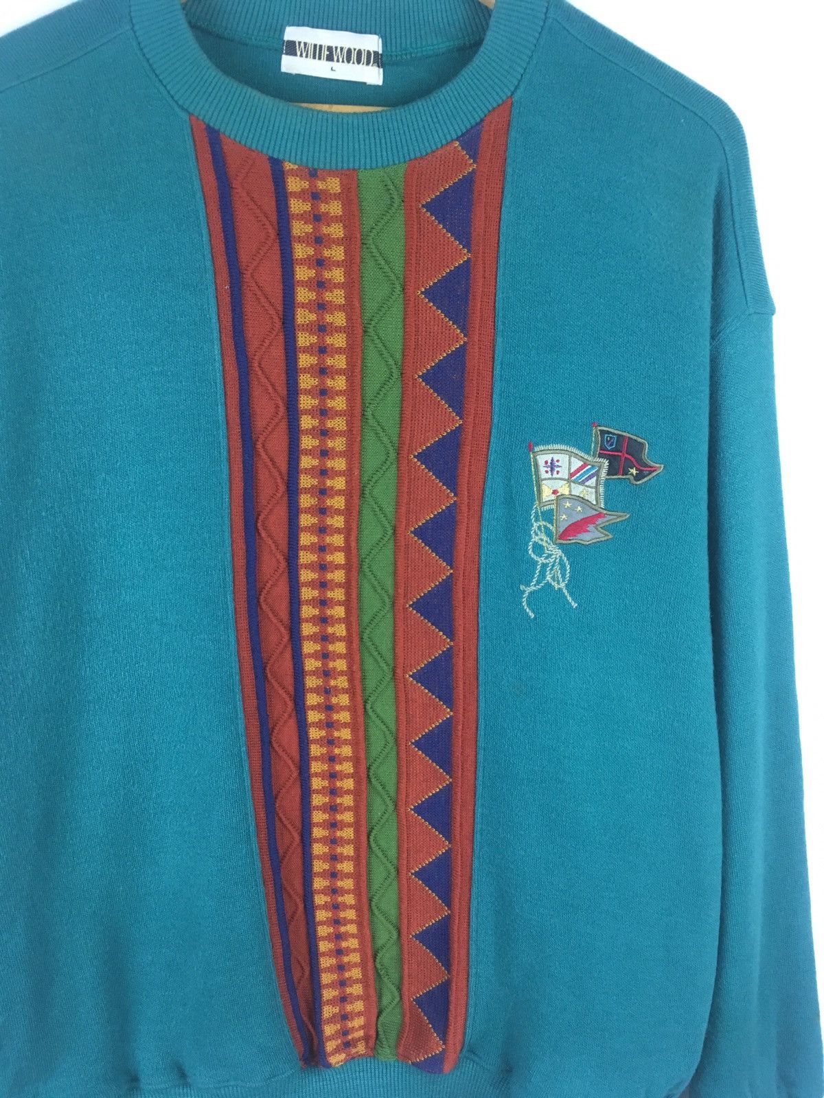 Vintage Vintage Williewood Large Size Green Colour Sweatshirt Size US L / EU 52-54 / 3 - 2 Thumbnail