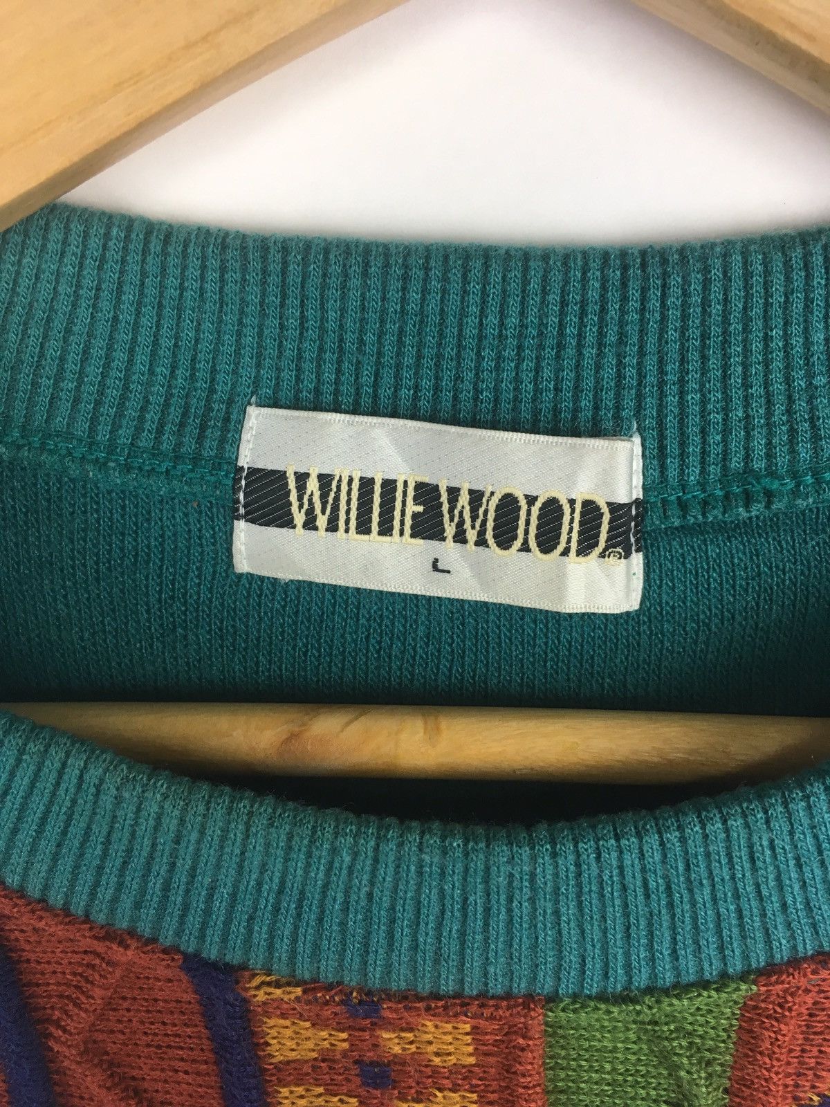 Vintage Vintage Williewood Large Size Green Colour Sweatshirt Size US L / EU 52-54 / 3 - 6 Thumbnail