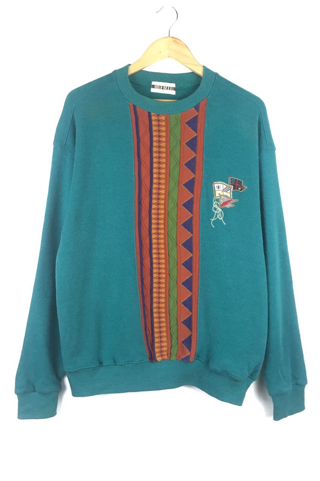 Vintage Vintage Williewood Large Size Green Colour Sweatshirt Size US L / EU 52-54 / 3 - 1 Thumbnail