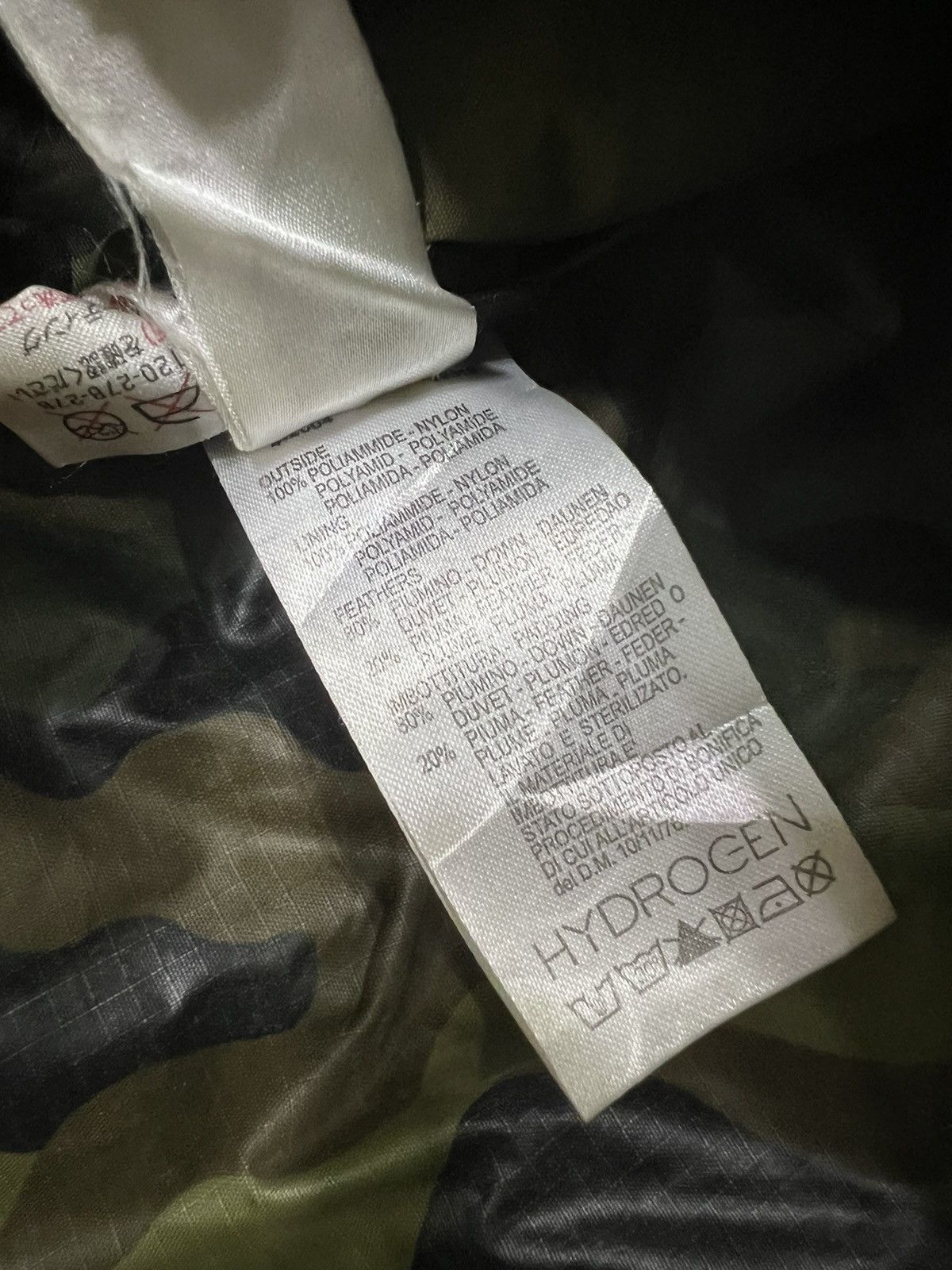 Roen Roen Hydrogen Camo 💀 Embroidered Detachable Down Jacket Size US M / EU 48-50 / 2 - 9 Thumbnail