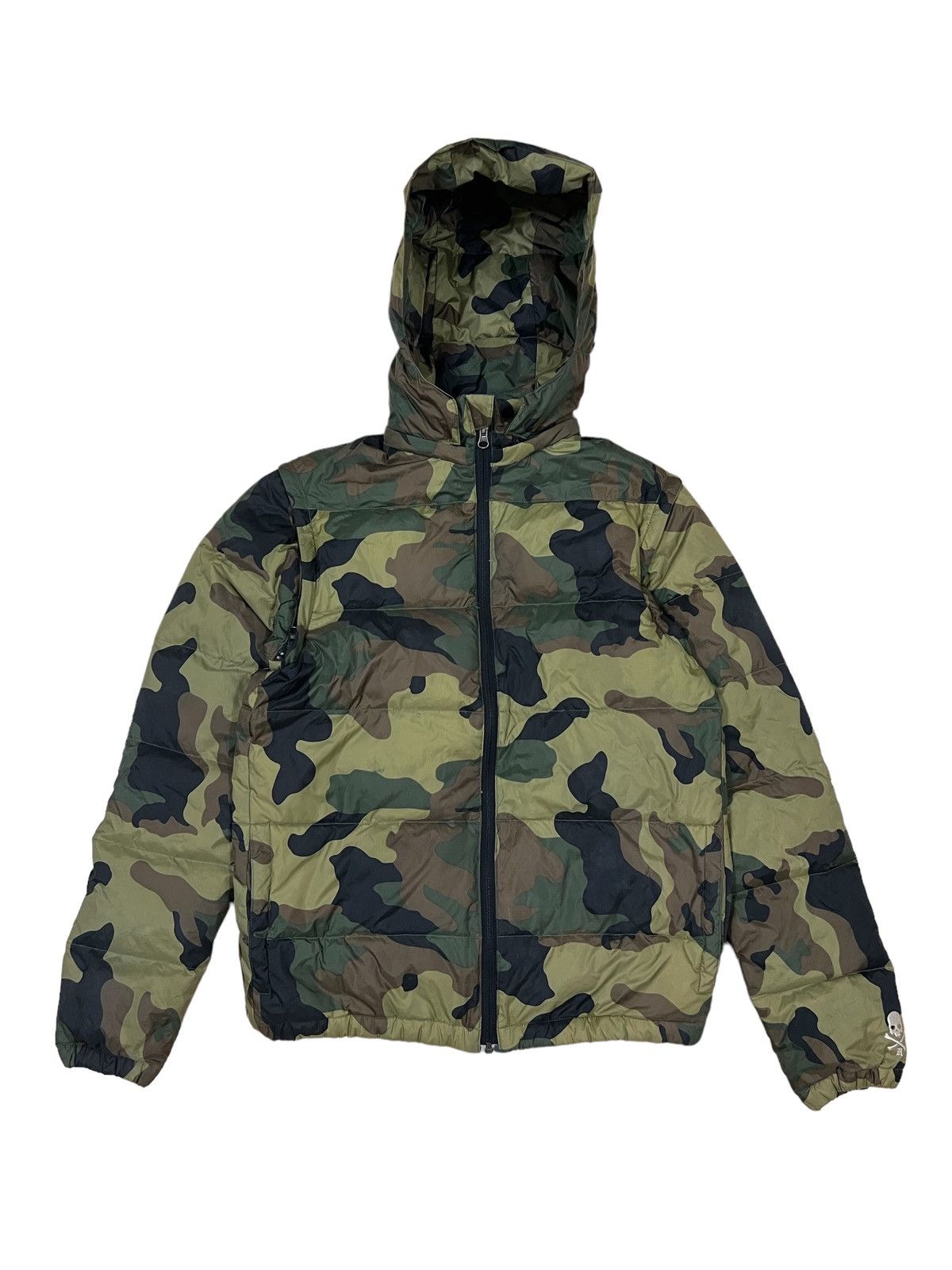 Roen Roen Hydrogen Camo 💀 Embroidered Detachable Down Jacket Size US M / EU 48-50 / 2 - 3 Thumbnail
