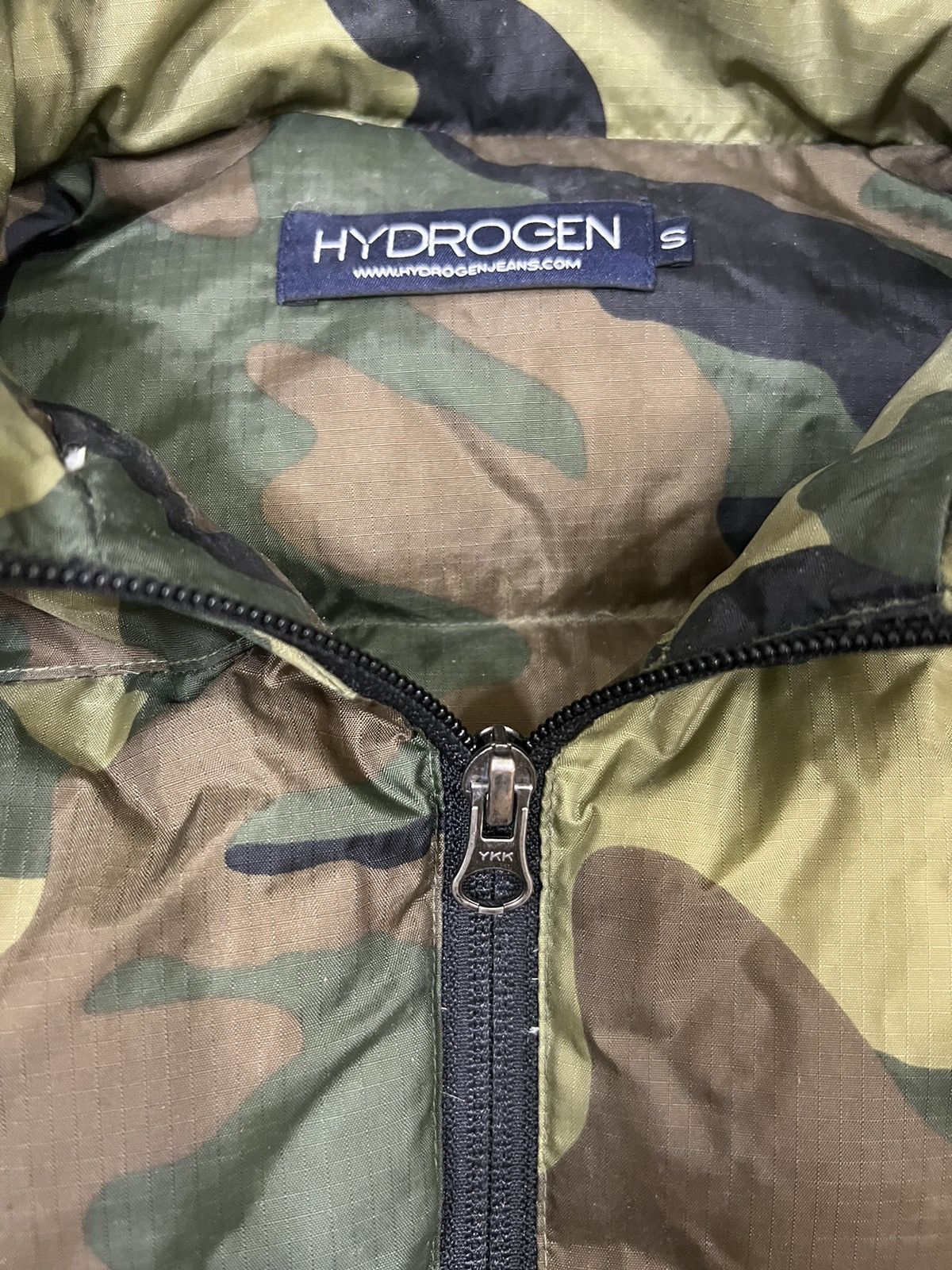 Roen Roen Hydrogen Camo 💀 Embroidered Detachable Down Jacket Size US M / EU 48-50 / 2 - 8 Thumbnail
