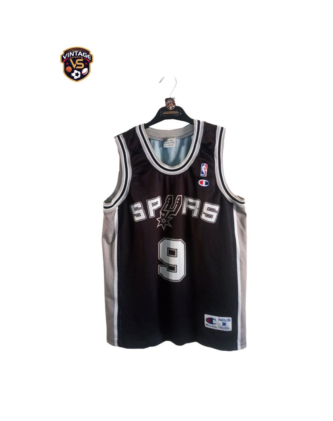 Maillot basket rétro Spurs San Antonio N°9 Parker NBA