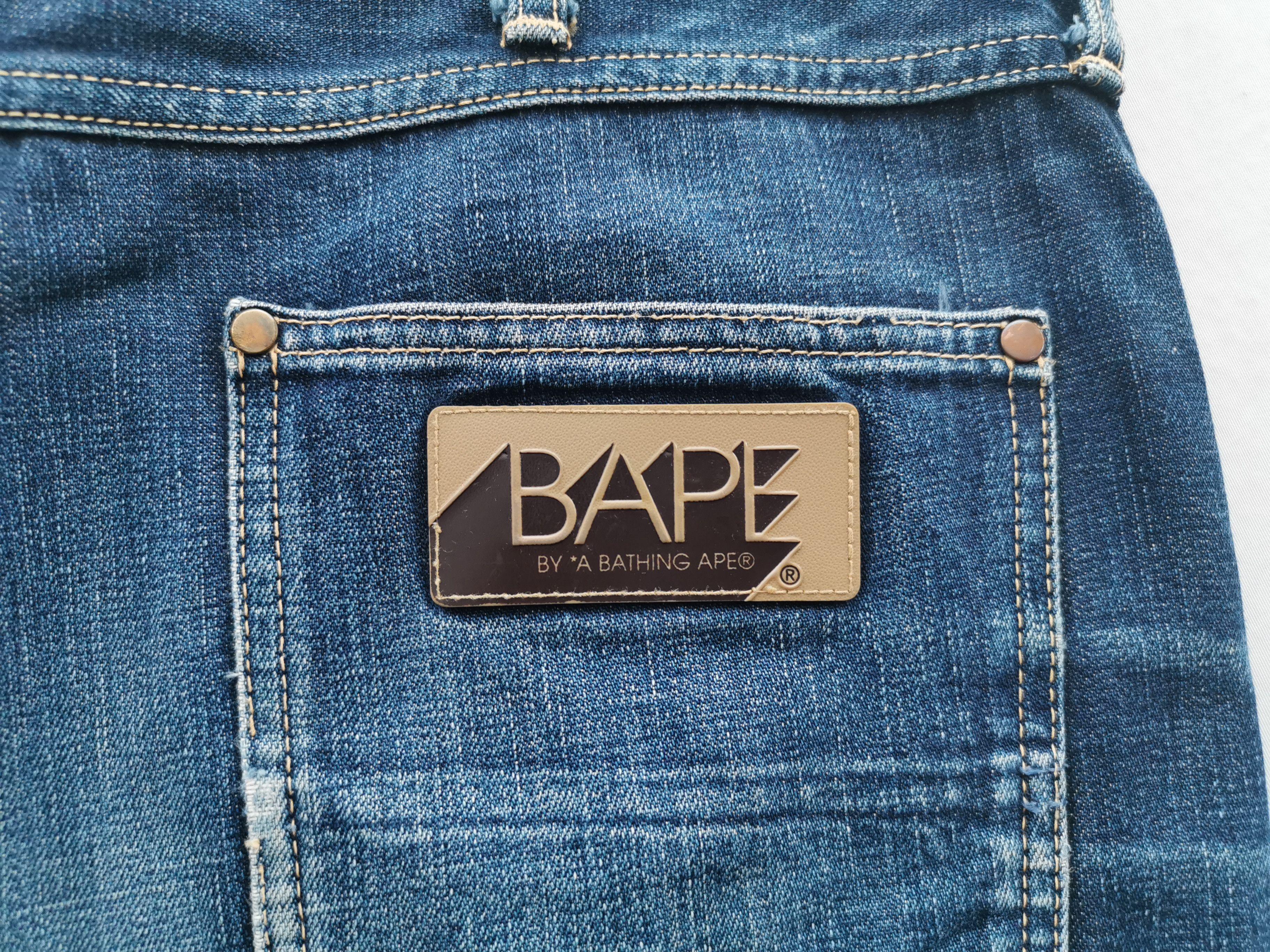 Bape BAPE Denim Jeans Pant Size 33/34x28 Size US 34 / EU 50 - 7 Thumbnail