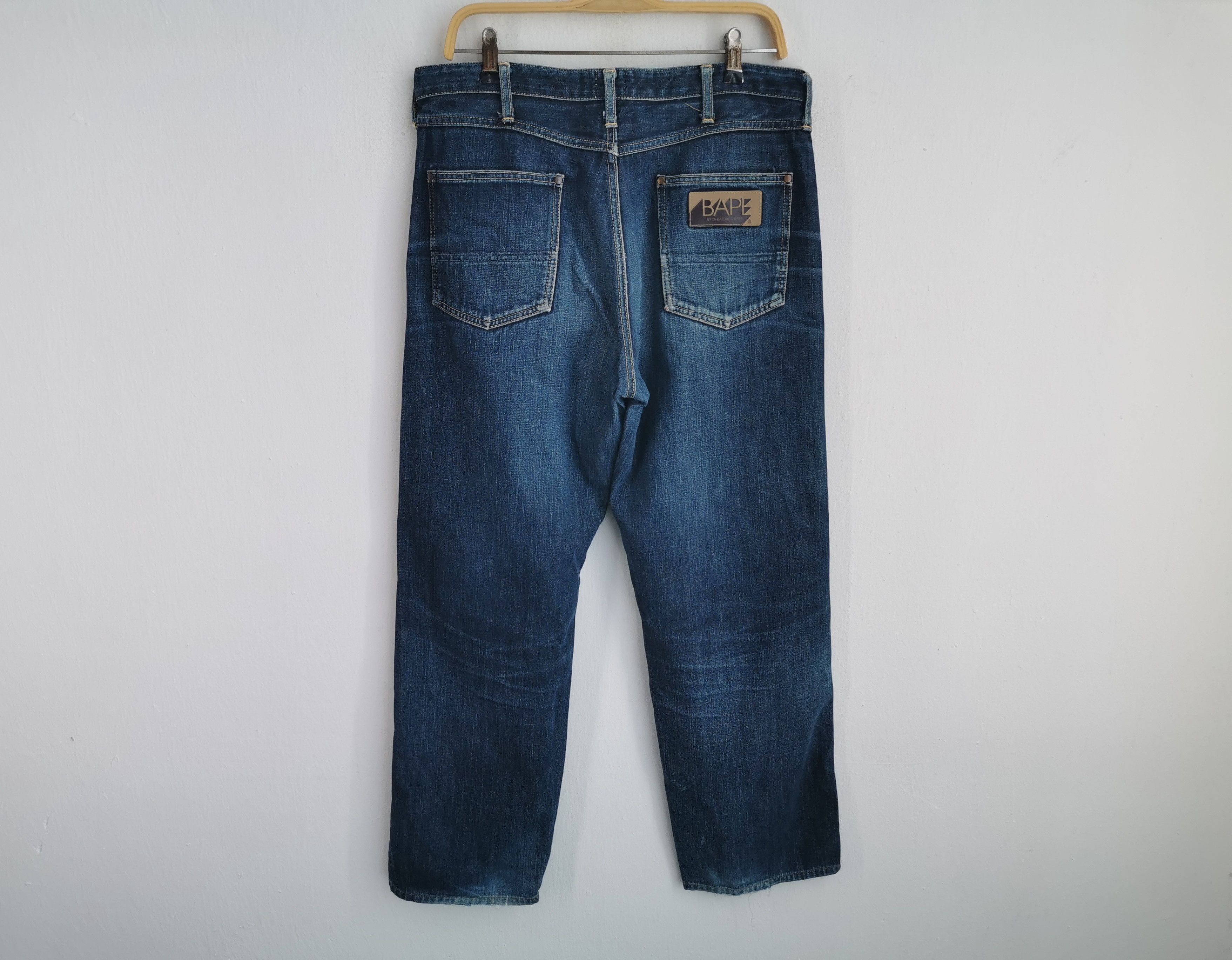 Bape BAPE Denim Jeans Pant Size 33/34x28 Size US 34 / EU 50 - 4 Thumbnail
