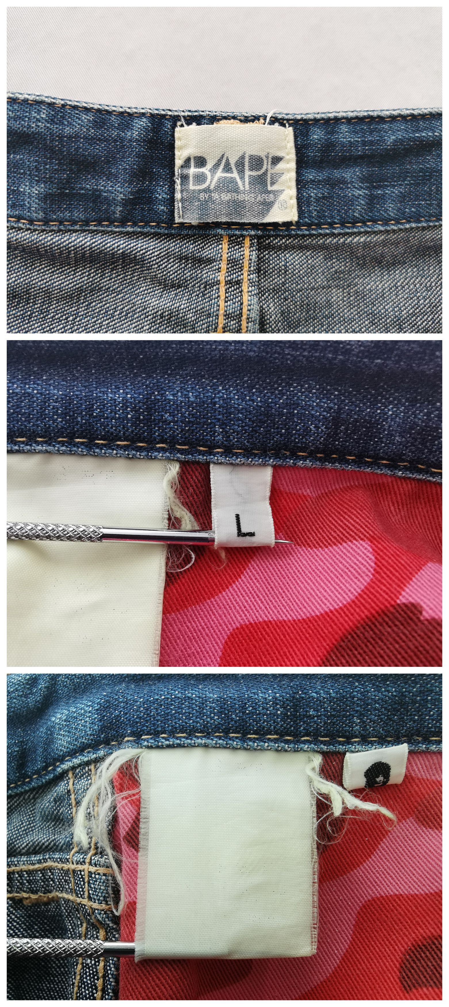 Bape BAPE Denim Jeans Pant Size 33/34x28 Size US 34 / EU 50 - 9 Thumbnail