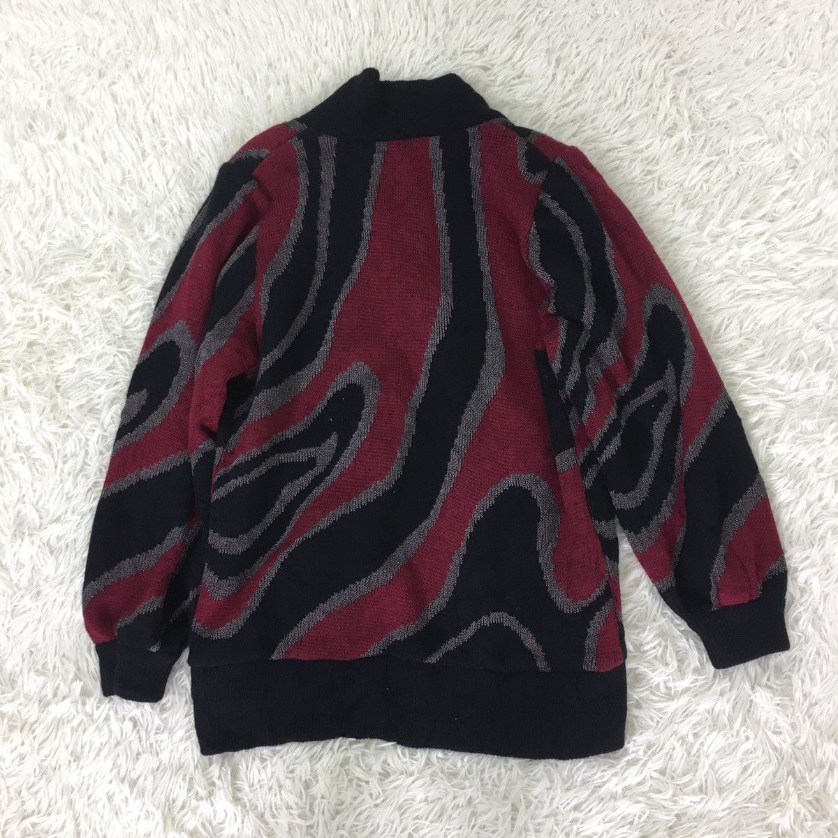 Homespun Knitwear × Japanese Brand Rare Japanese Asymmetric Knit Cardigan Size US M / EU 48-50 / 2 - 7 Thumbnail