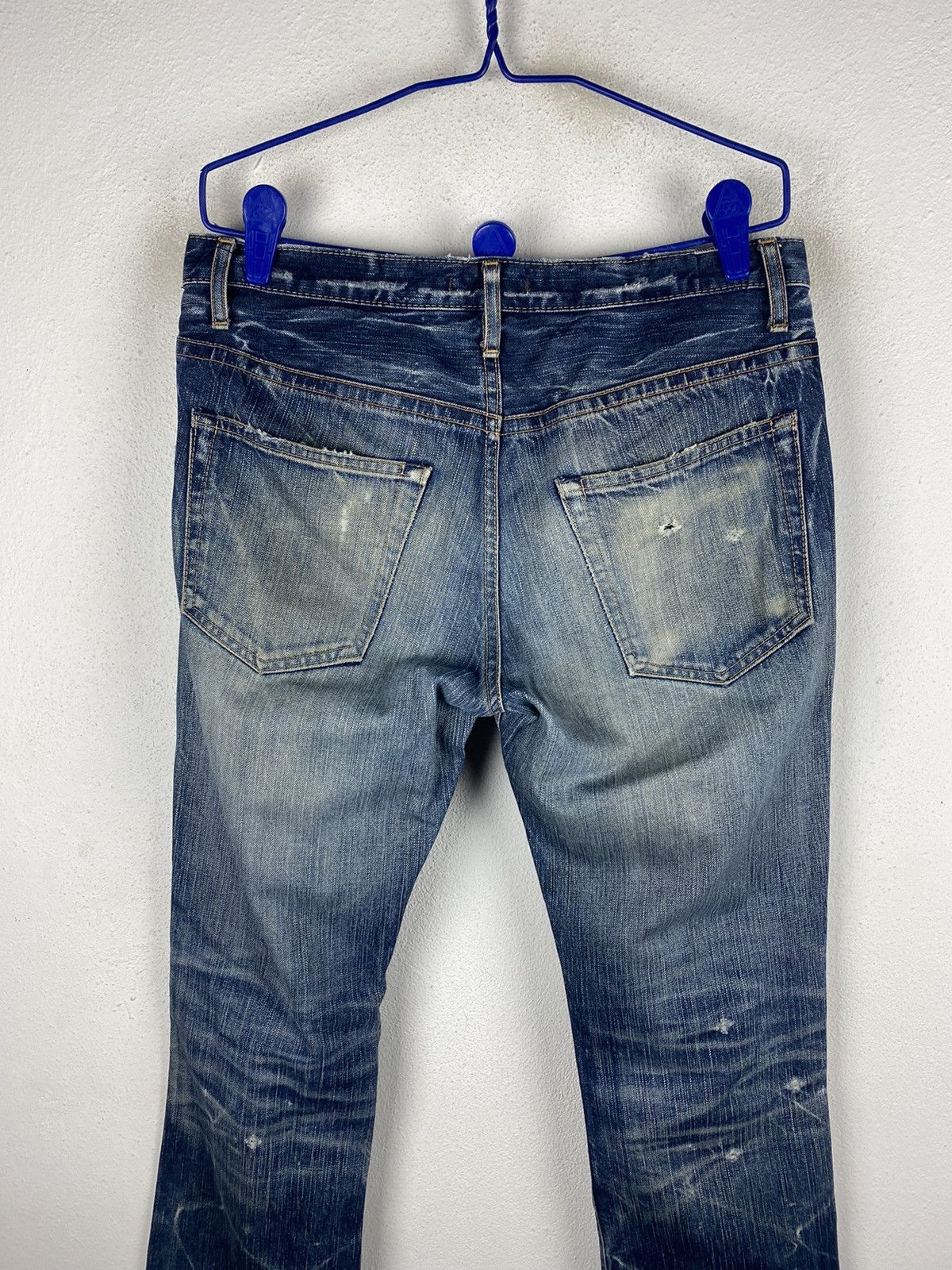 Japanese Brand Blue Way Modern Vintage Jeans Distressed Style Size US 32 / EU 48 - 7 Thumbnail