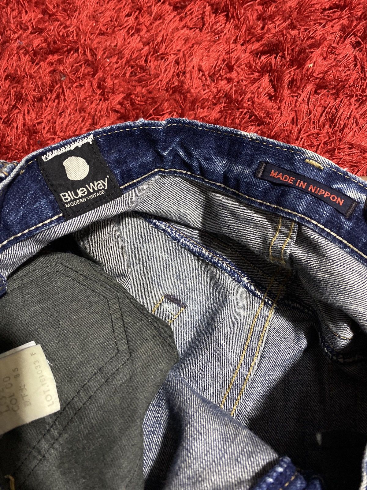 Japanese Brand Blue Way Modern Vintage Jeans Distressed Style Size US 32 / EU 48 - 10 Thumbnail