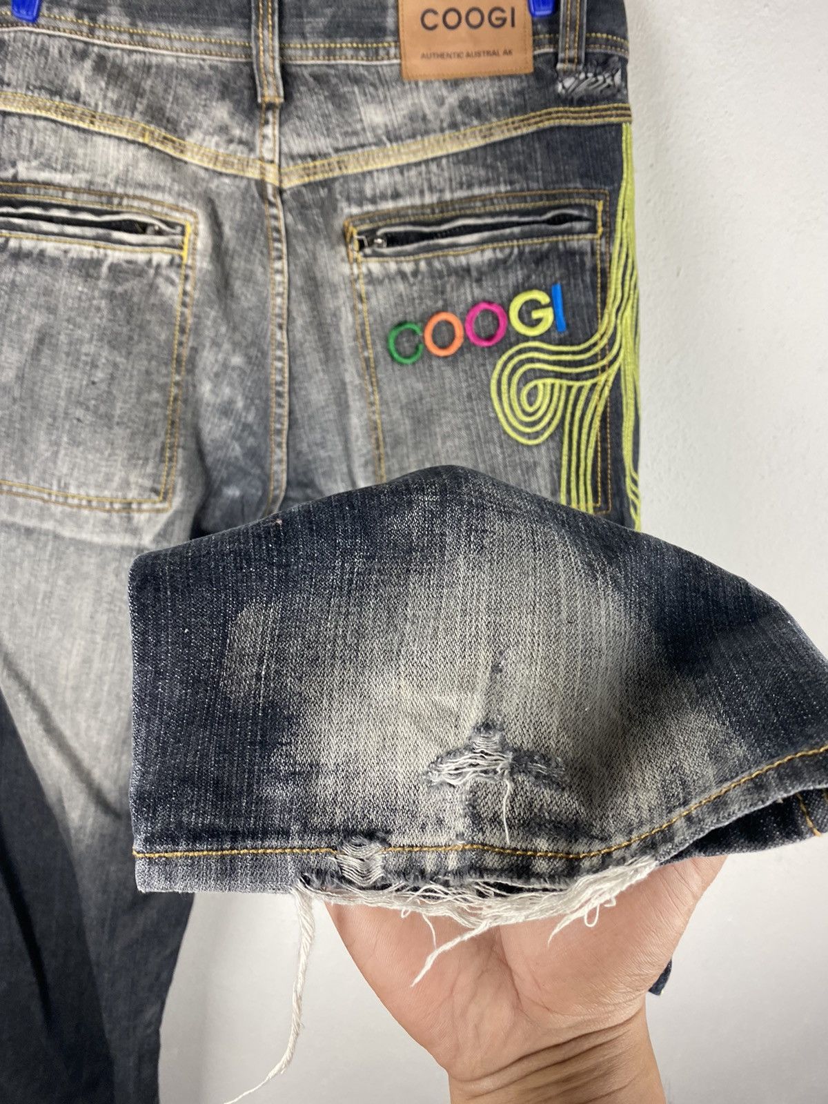 Coogi Coogi Authentic Australian AK Distressed Denim Pants for Men Size US 36 / EU 52 - 5 Thumbnail