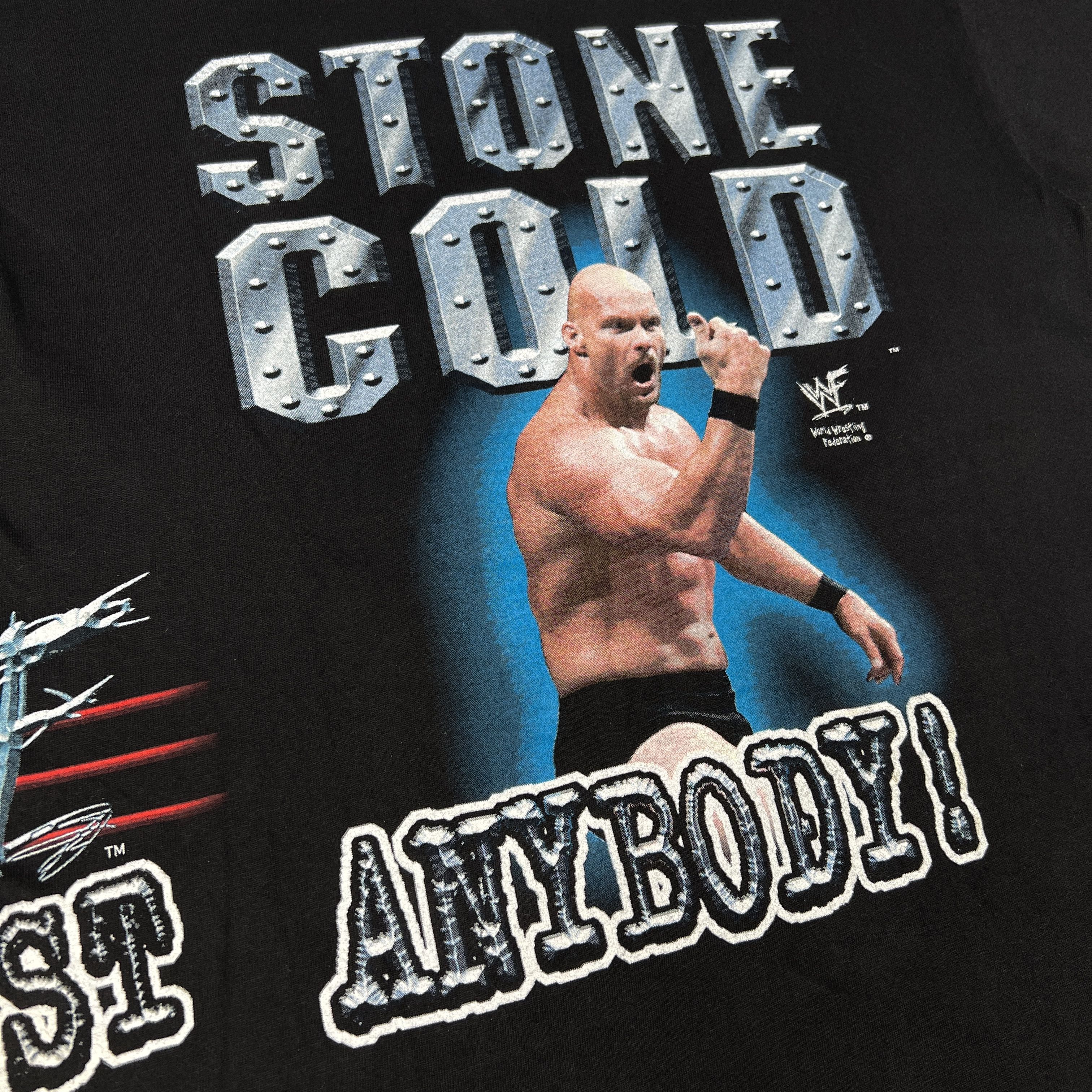 Vintage Vintage 1999 Stone Cold ‘Don’t Trust Anybody!’ Promo T Shirt Size US S / EU 44-46 / 1 - 8 Thumbnail
