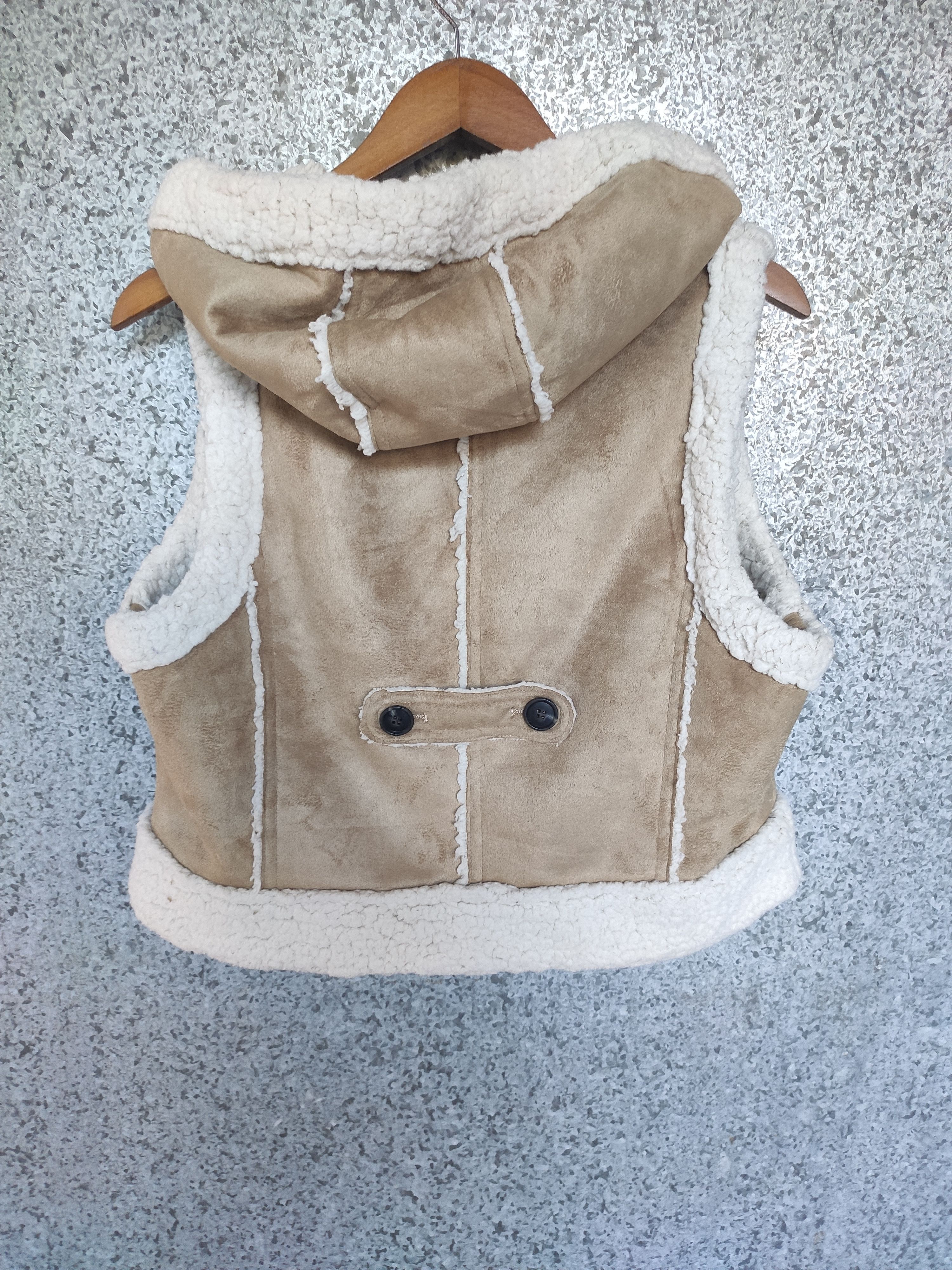 PPFM Peyton Place For Men vest Jacket sherpa Size US XS / EU 42 / 0 - 5 Thumbnail