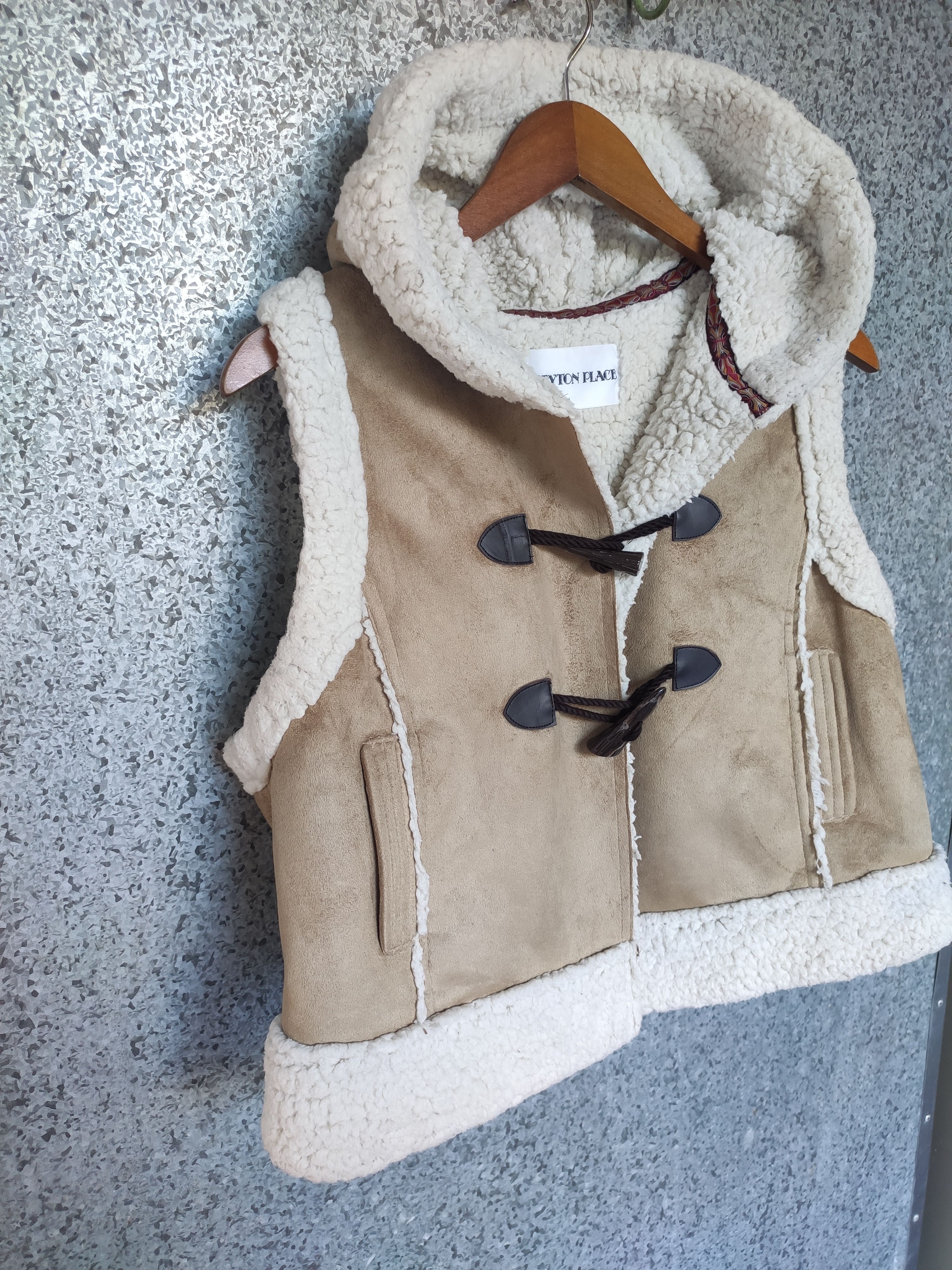 PPFM Peyton Place For Men vest Jacket sherpa Size US XS / EU 42 / 0 - 2 Thumbnail