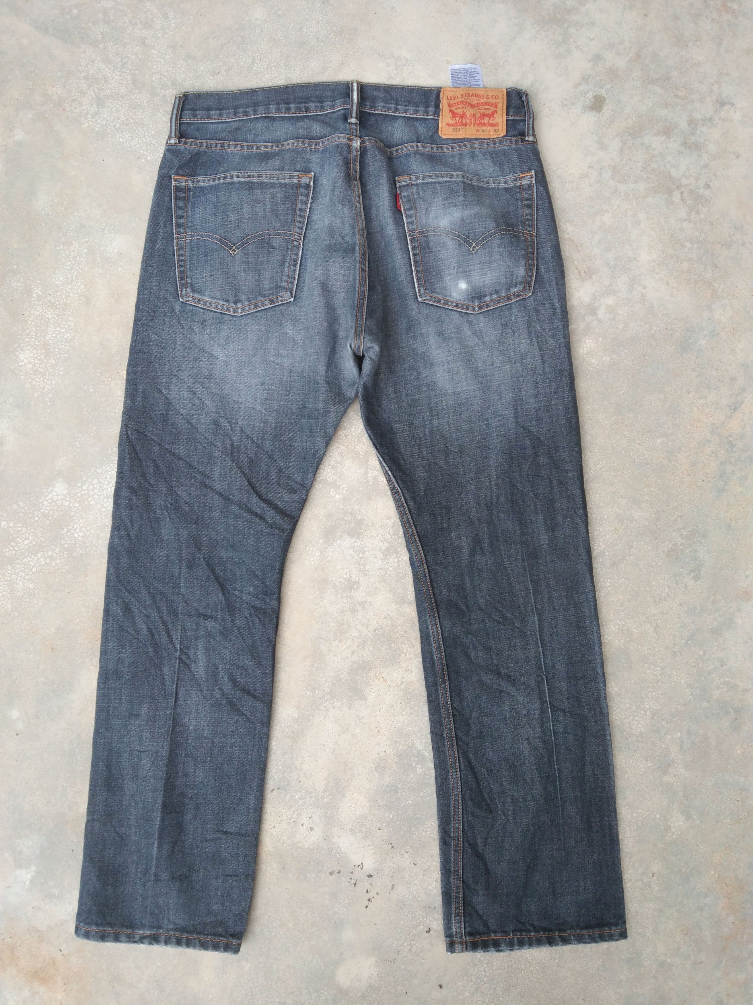Levi's Vintage Levi's Jeans 513 Faded Blue Distressed Denim 34x29 Size US 34 / EU 50 - 2 Thumbnail