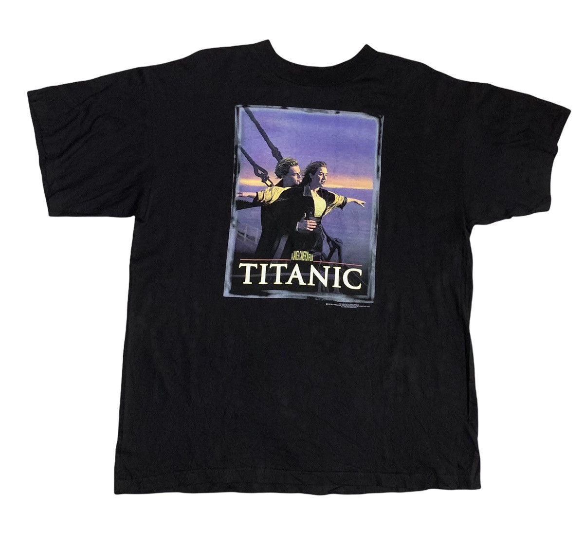 Vintage Vintage 90s.. Titanic Movie Promo T Shirt Size US L / EU 52-54 / 3 - 2 Thumbnail