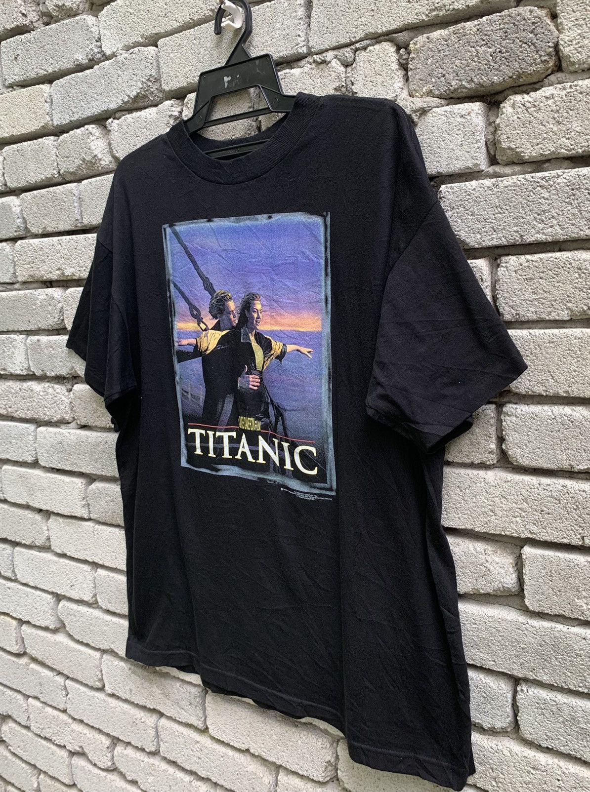 Vintage Vintage 90s.. Titanic Movie Promo T Shirt Size US L / EU 52-54 / 3 - 5 Thumbnail