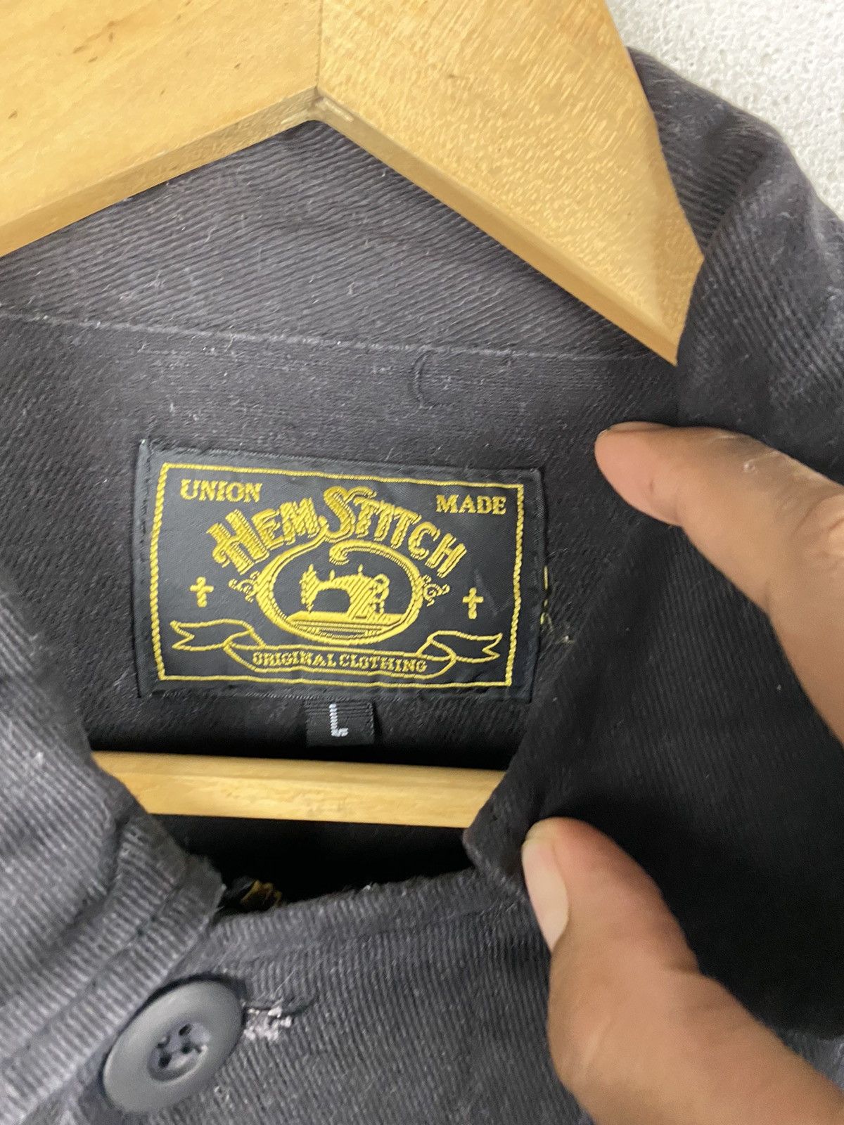 Japanese Brand 🔥SALE🔥WACKO MARIA INSPIRED DESIGN BY HEM STITCH Size US L / EU 52-54 / 3 - 9 Thumbnail