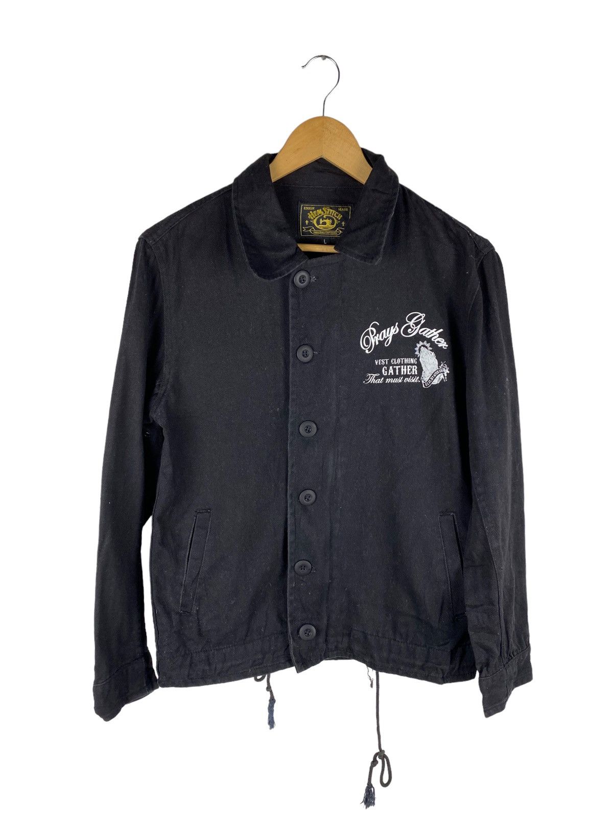Japanese Brand 🔥SALE🔥WACKO MARIA INSPIRED DESIGN BY HEM STITCH Size US L / EU 52-54 / 3 - 2 Thumbnail