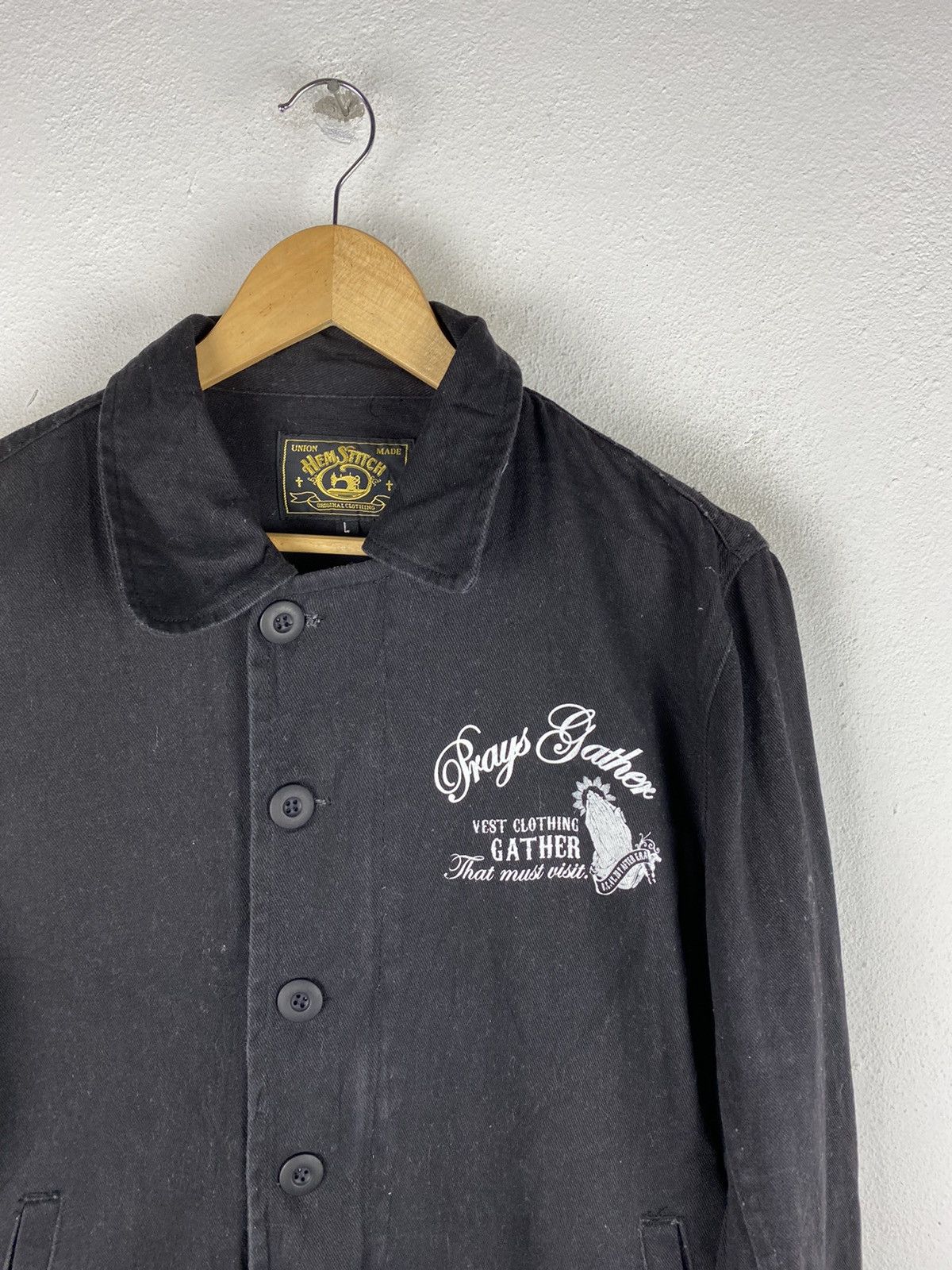 Japanese Brand 🔥SALE🔥WACKO MARIA INSPIRED DESIGN BY HEM STITCH Size US L / EU 52-54 / 3 - 5 Thumbnail