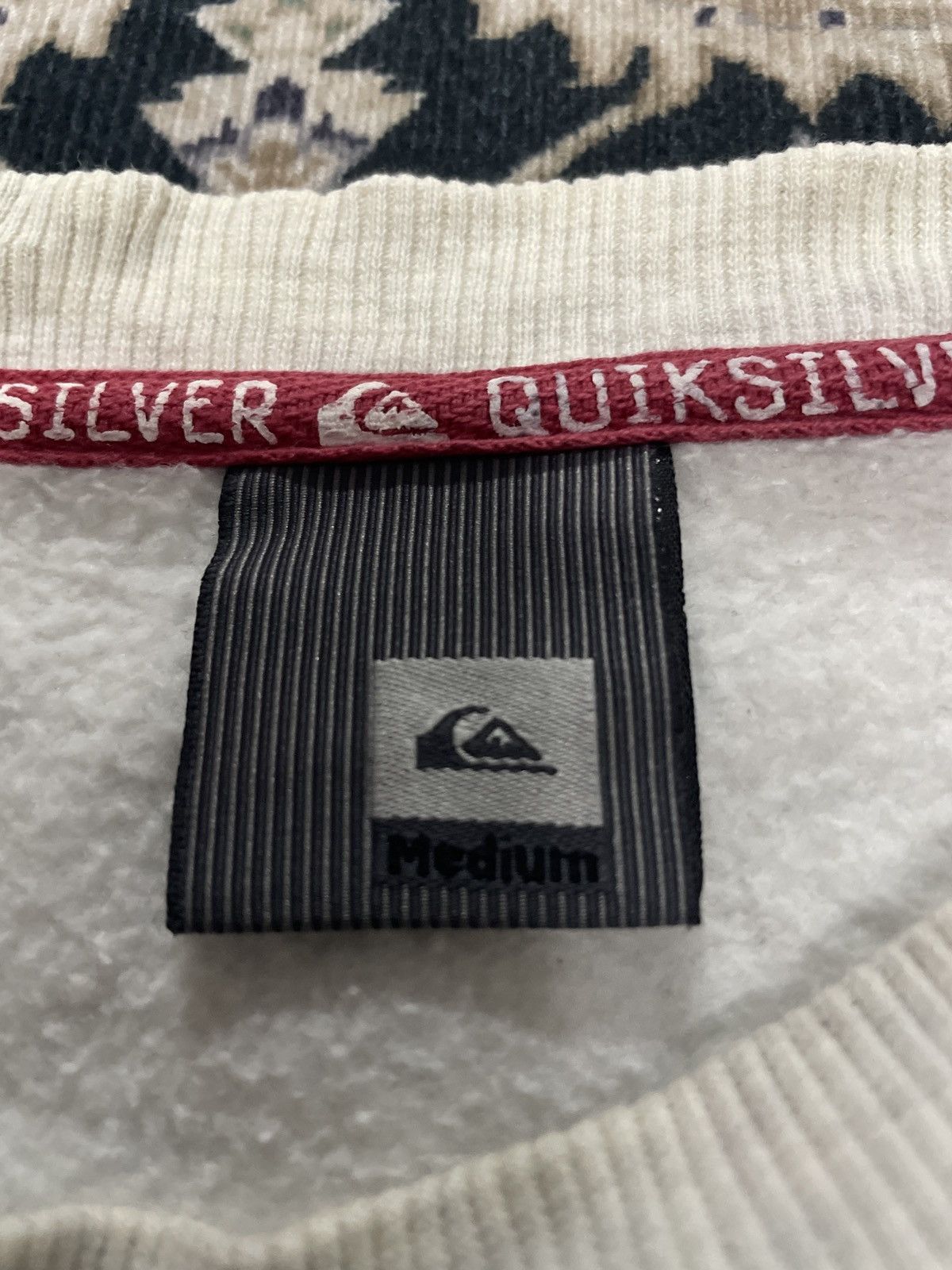 Quiksilver × Vintage Quiksilver Sweetshirt Vintage Size US M / EU 48-50 / 2 - 6 Thumbnail