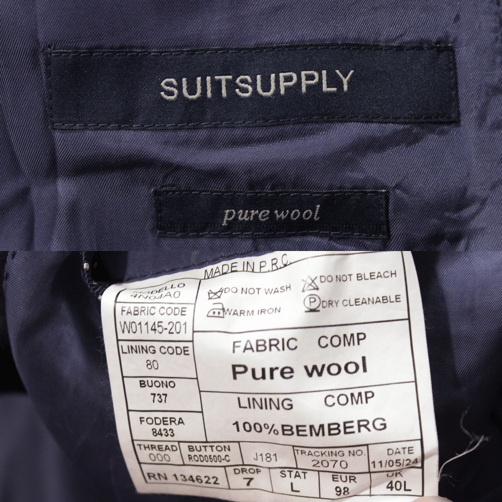 Suitsupply Wool Coat 40L Size Size US M / EU 48-50 / 2 - 11 Thumbnail