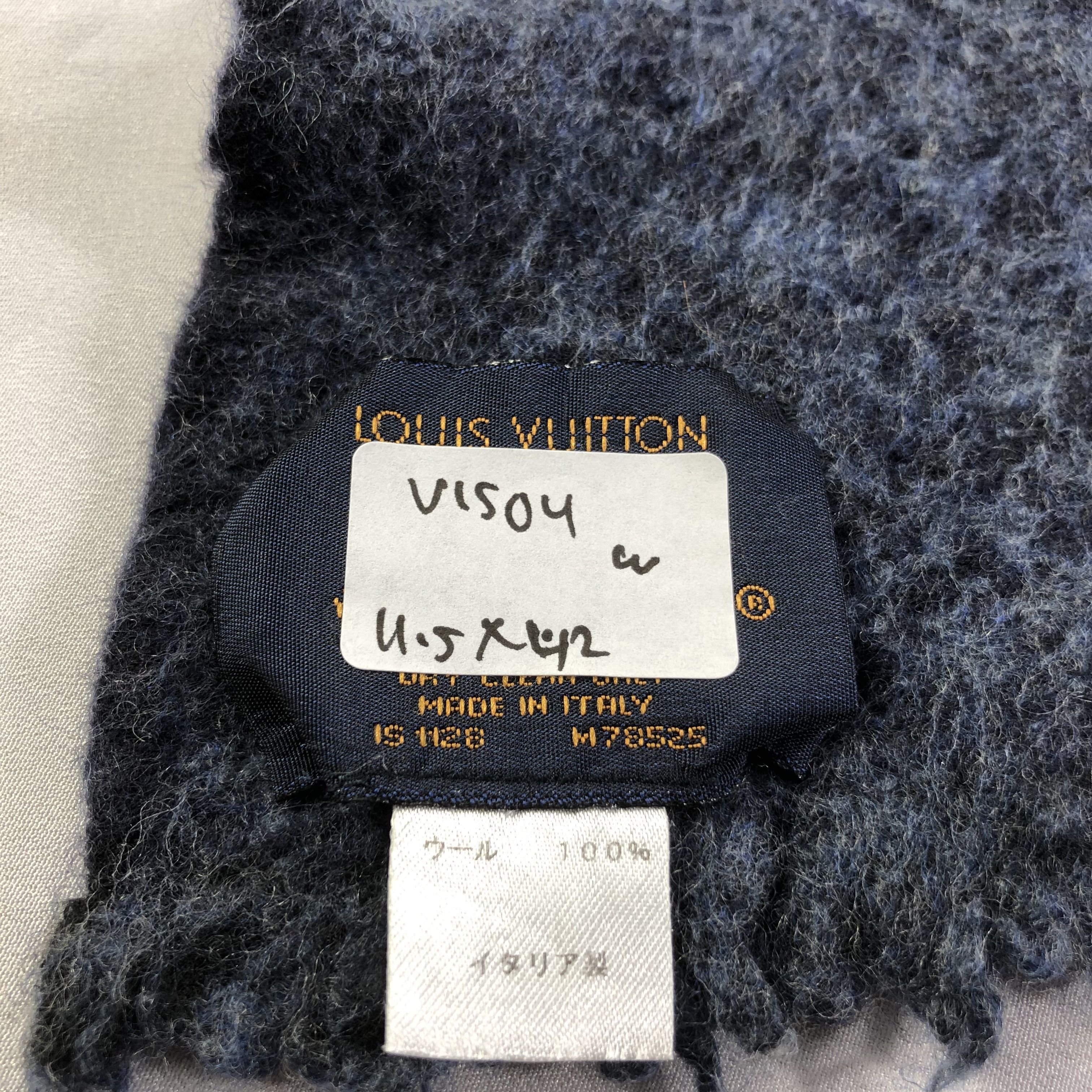 Louis Vuitton Louis Vuitton Logomania Thick Wool Scarf Muffler V1504 Size ONE SIZE - 8 Thumbnail
