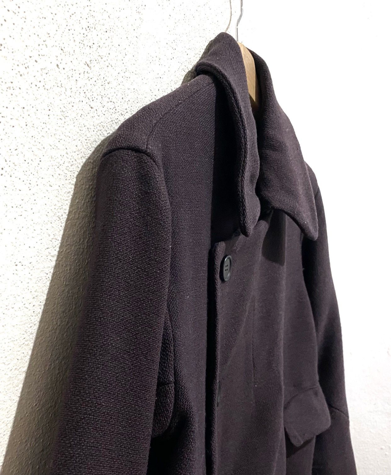 Yohji Yamamoto Vintage Y's Yohji Yamamoto Wool Tweed Coat Jacket JAPAN Size US M / EU 48-50 / 2 - 2 Thumbnail
