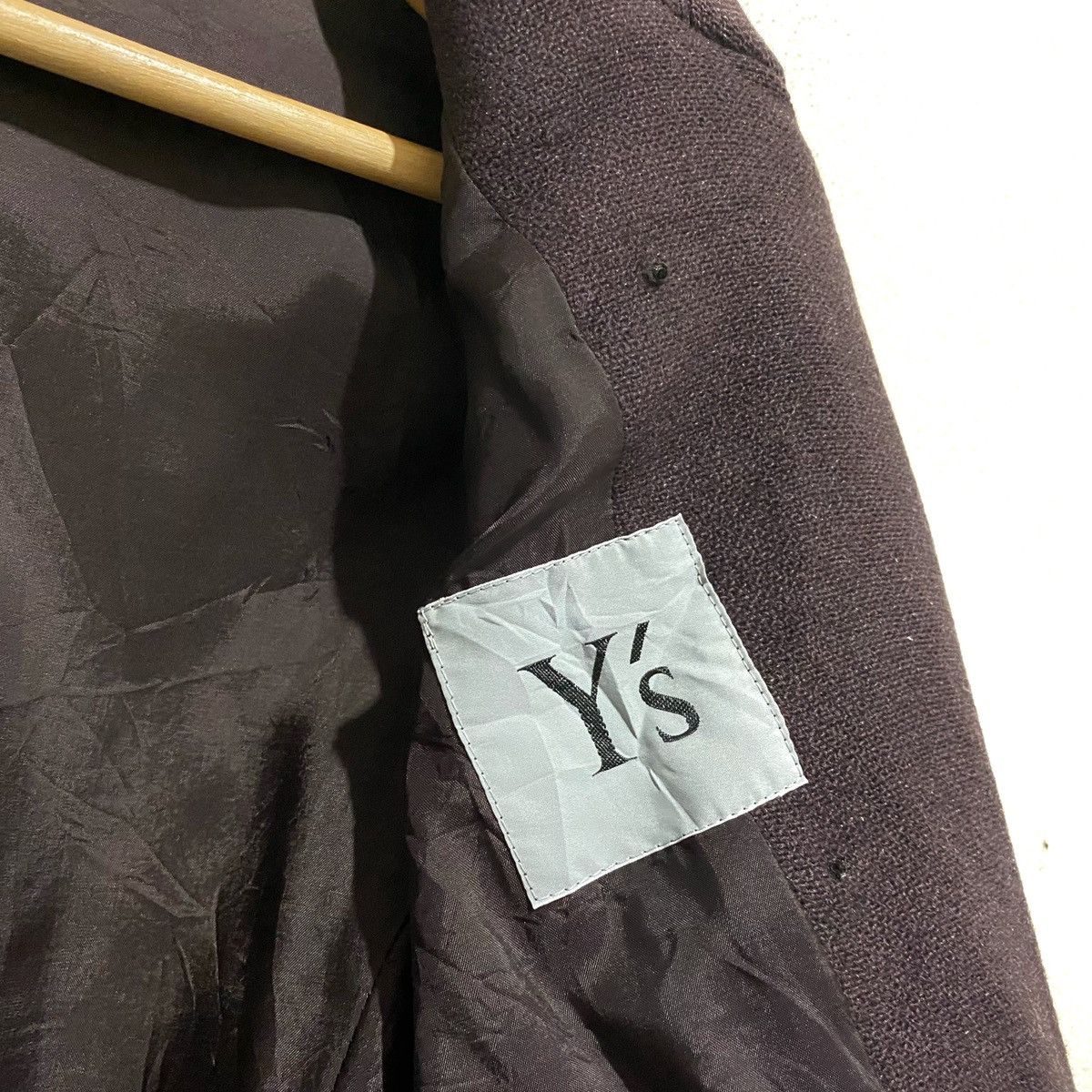 Yohji Yamamoto Vintage Y's Yohji Yamamoto Wool Tweed Coat Jacket JAPAN Size US M / EU 48-50 / 2 - 11 Thumbnail