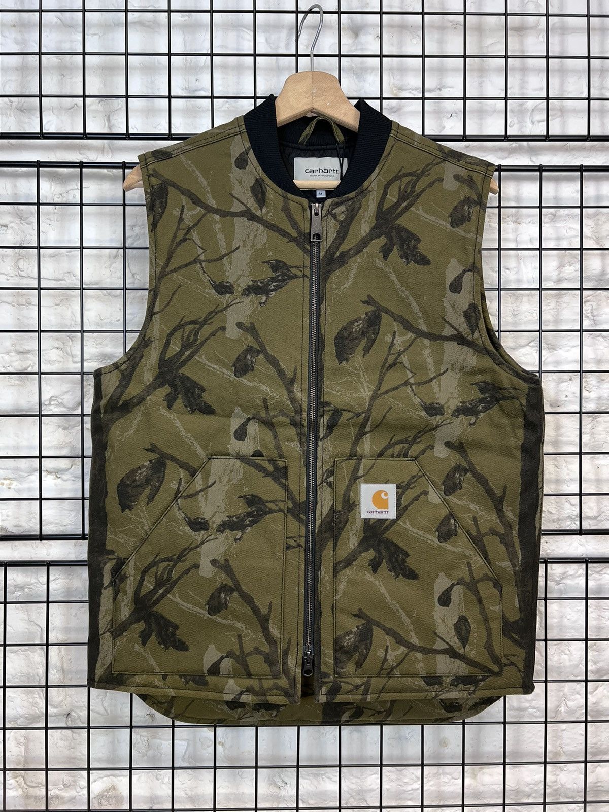 3m × Carhartt × Carhartt Wip Carhartt Wip Vest Camo Tree Green size M |  Grailed