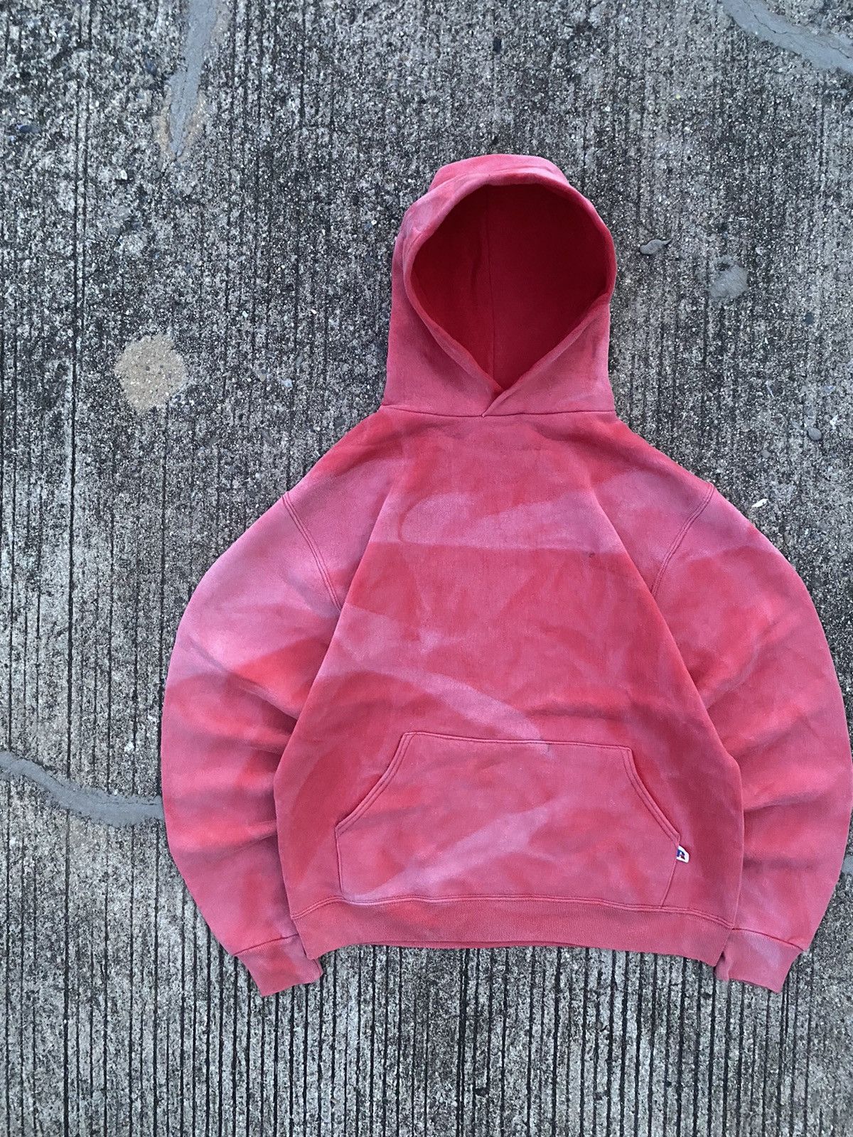 Sun Faded 80's Vintage Russell Athletic Hoodie