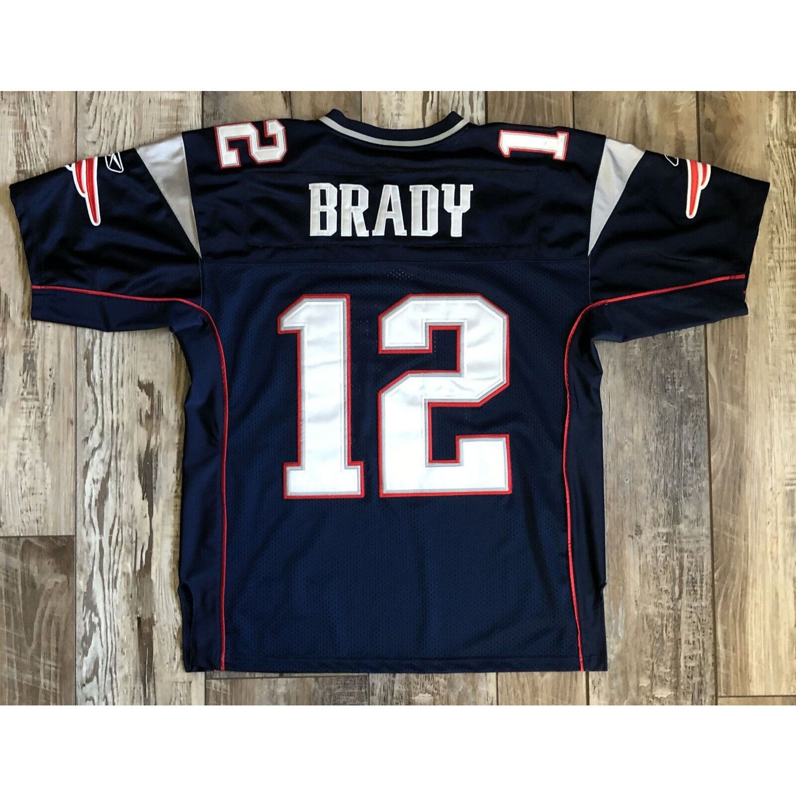 Reebok, Shirts & Tops, Boys Reebok Nfl On Field Tom Brady Patriots  Throwback Jersey