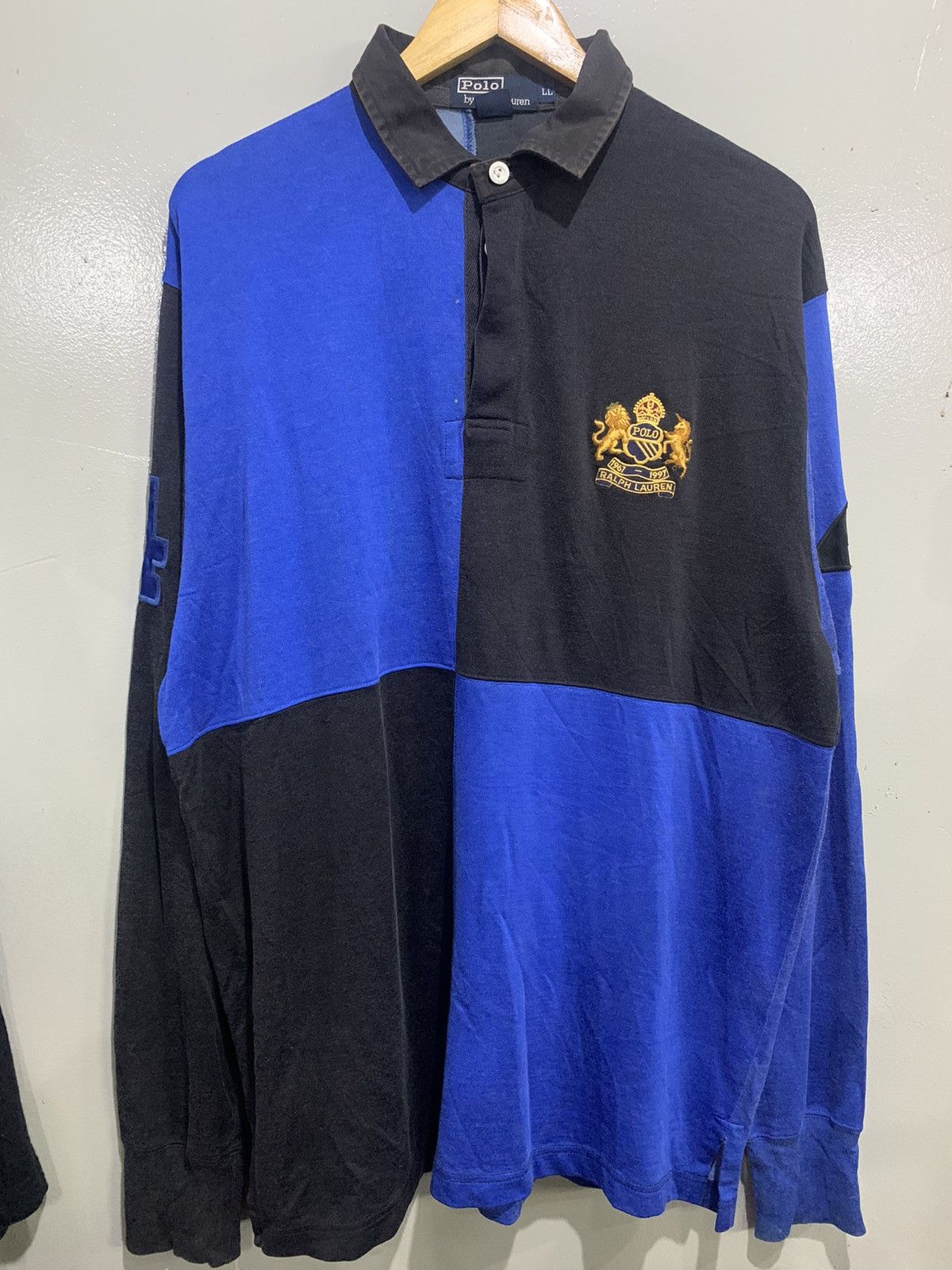 Polo Ralph Lauren Polo Ralph Lauren Rayon Rugby Shirt Size US XL / EU 56 / 4 - 2 Thumbnail