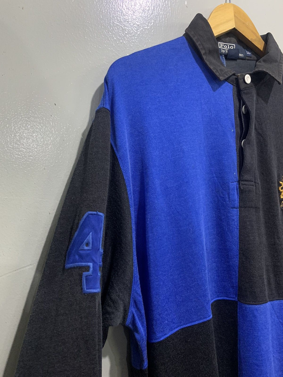 Polo Ralph Lauren Polo Ralph Lauren Rayon Rugby Shirt Size US XL / EU 56 / 4 - 4 Thumbnail