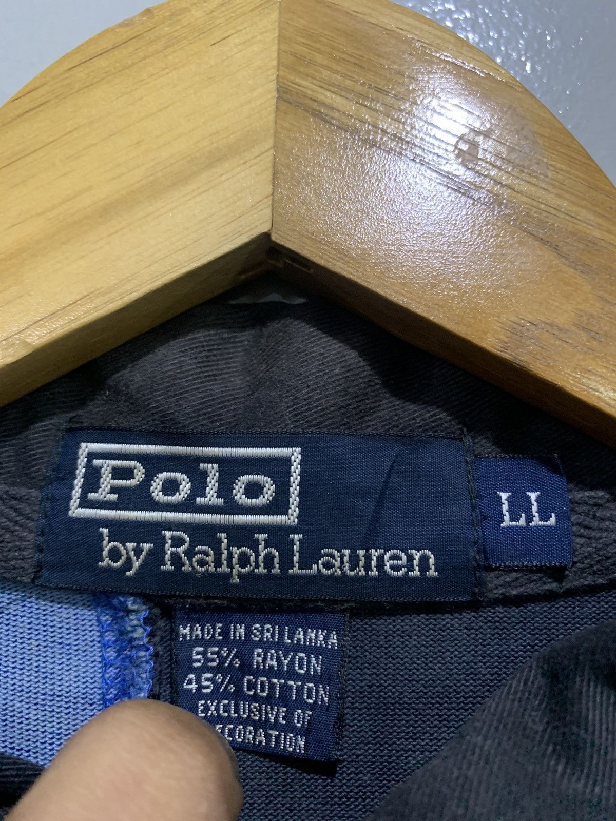 Polo Ralph Lauren Polo Ralph Lauren Rayon Rugby Shirt Size US XL / EU 56 / 4 - 6 Thumbnail