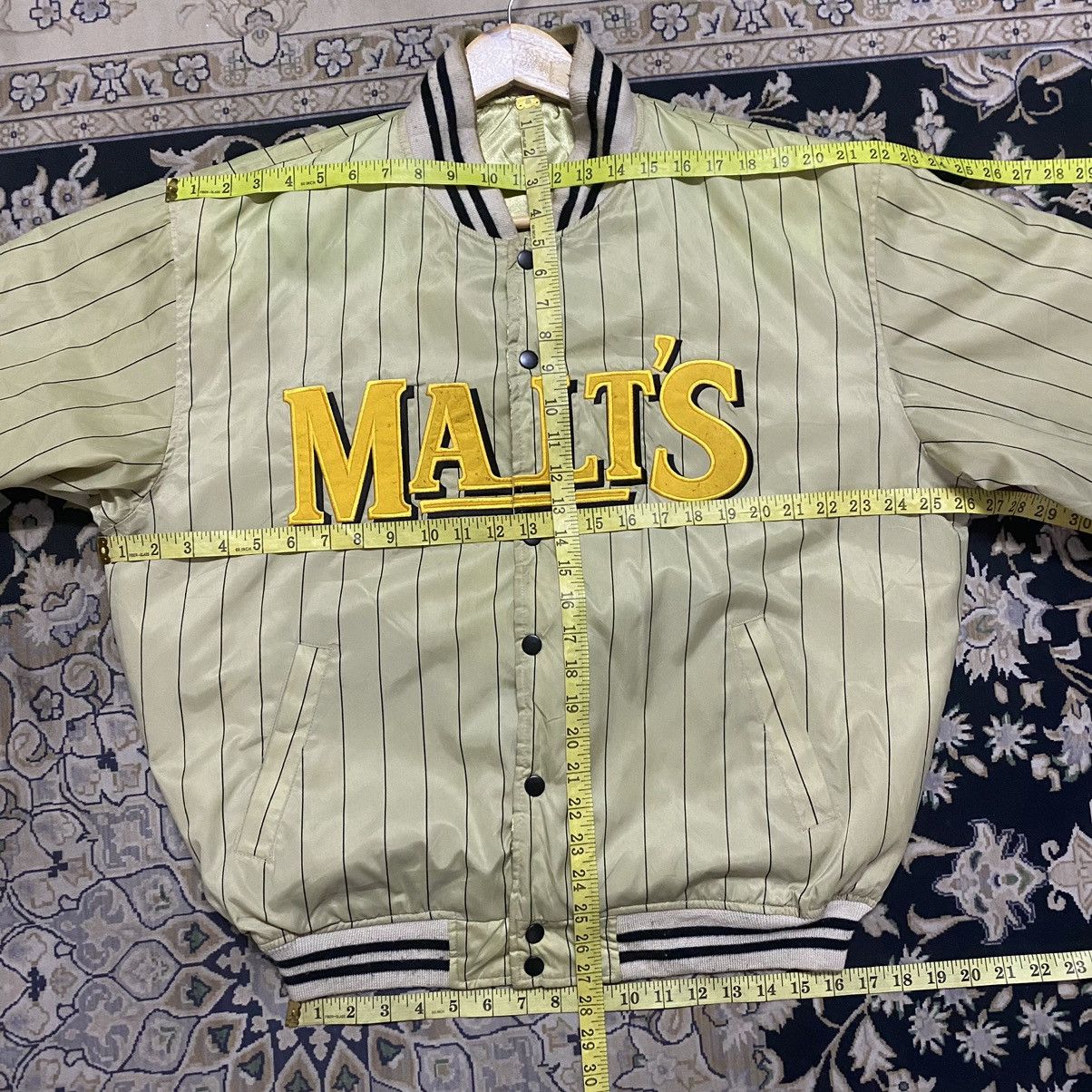 Vintage Vintage MALT'S BEER Bomber Jacket Reversible Size US L / EU 52-54 / 3 - 24 Thumbnail