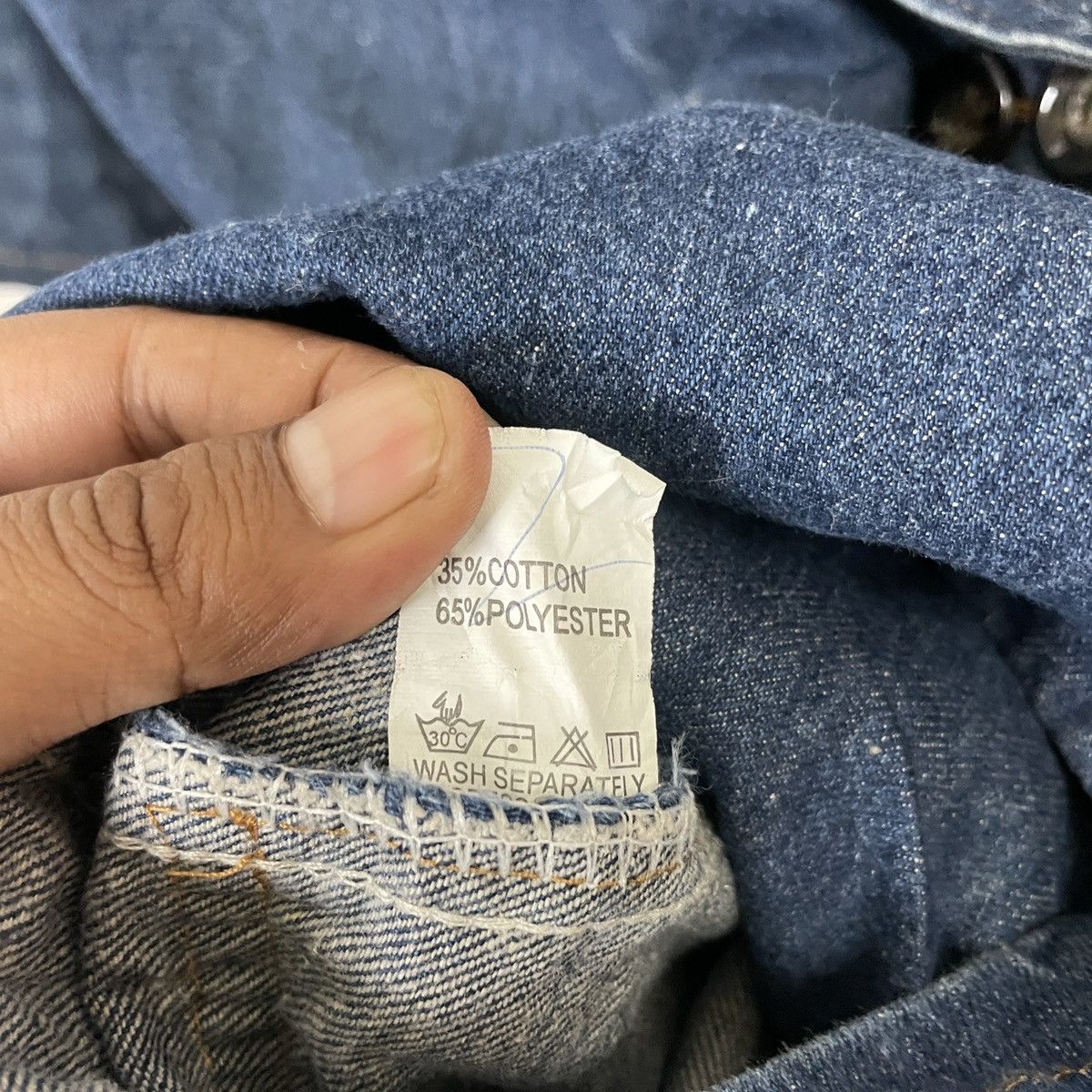Indigo Vintage Unbranded Indigo Long Denim Jacket Size US M / EU 48-50 / 2 - 5 Thumbnail