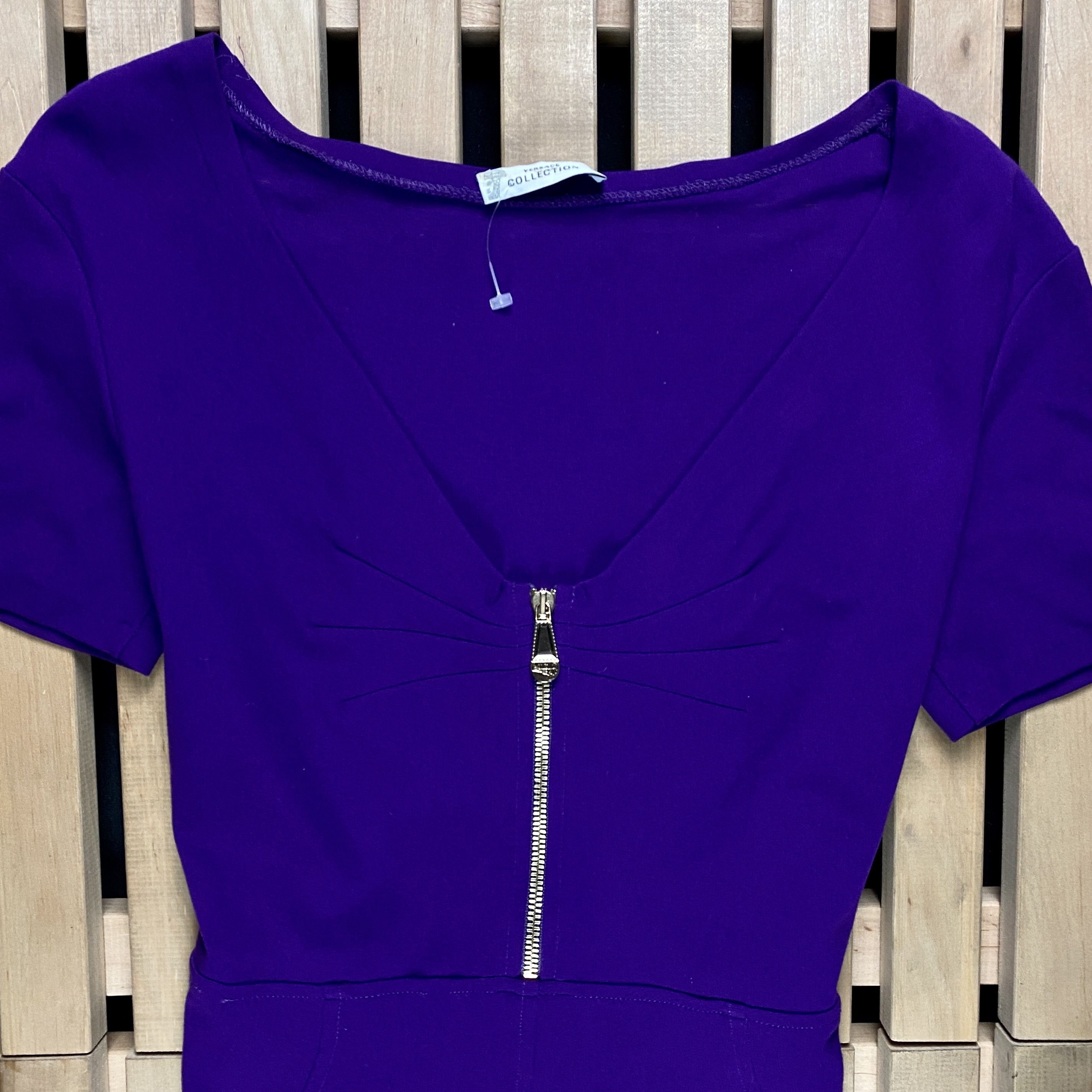 Versace Women’s Dress Short Sleeve Gianni Versace Size 42 Size M / US 6-8 / IT 42-44 - 2 Thumbnail