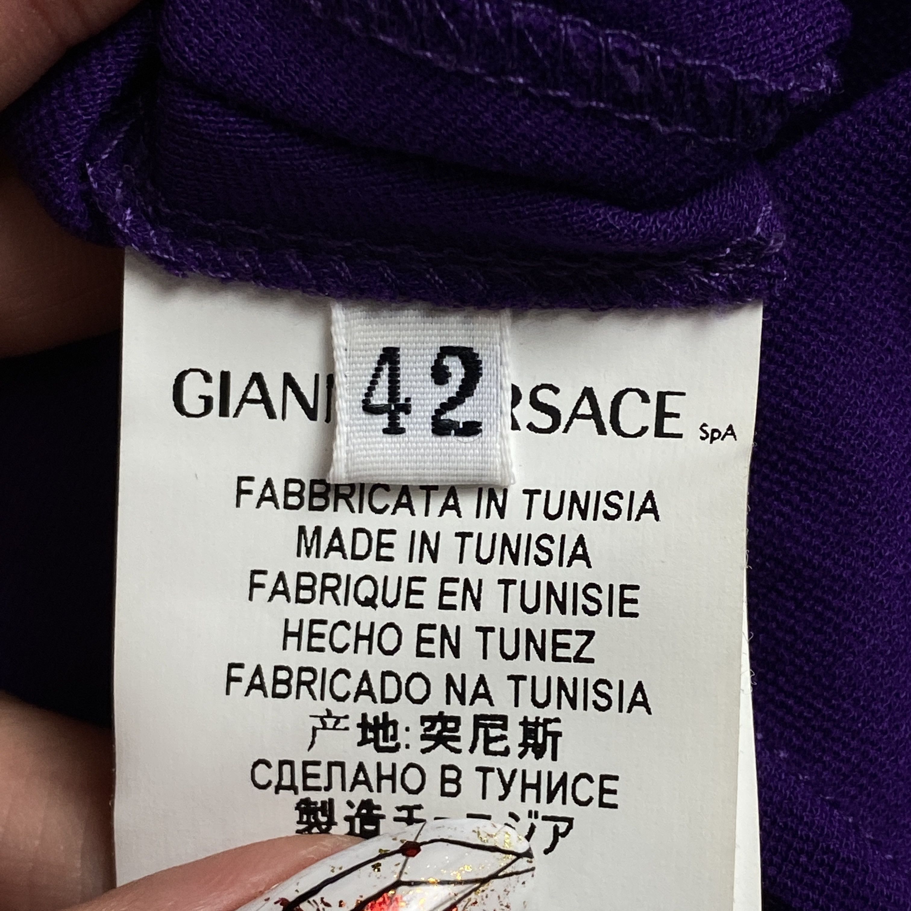 Versace Women’s Dress Short Sleeve Gianni Versace Size 42 Size M / US 6-8 / IT 42-44 - 5 Thumbnail