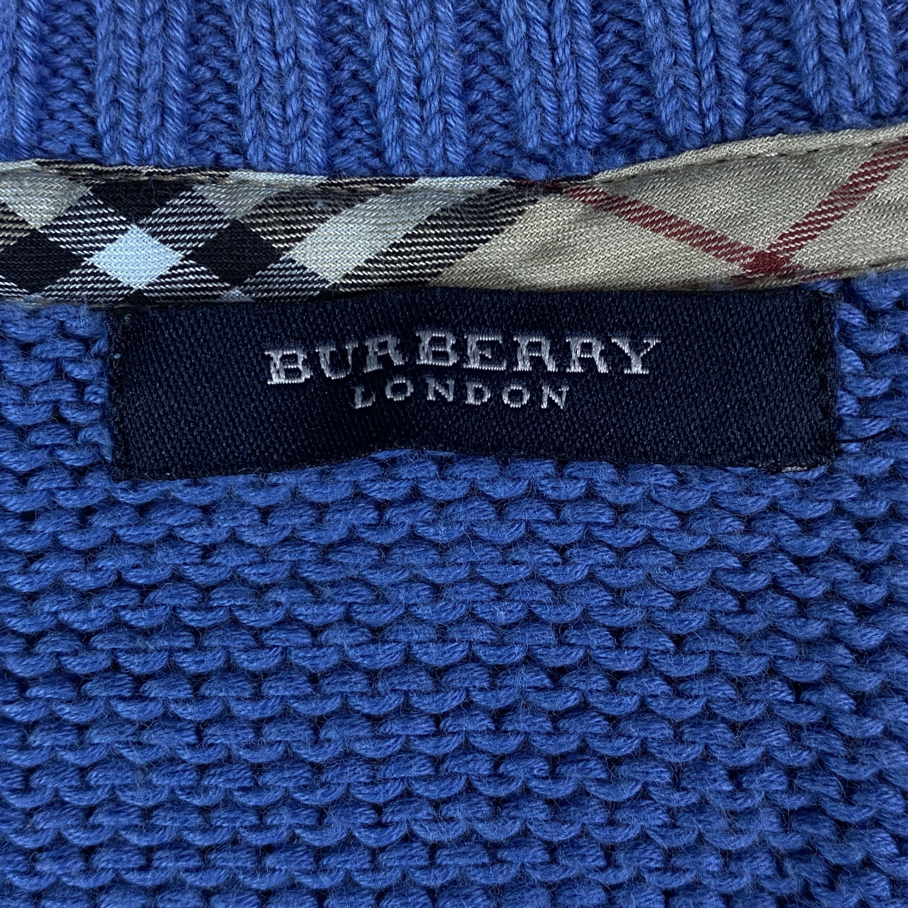 Burberry Mens Sweater Long Sleeve Burberry London Vintage Size M-L Size US L / EU 52-54 / 3 - 5 Thumbnail