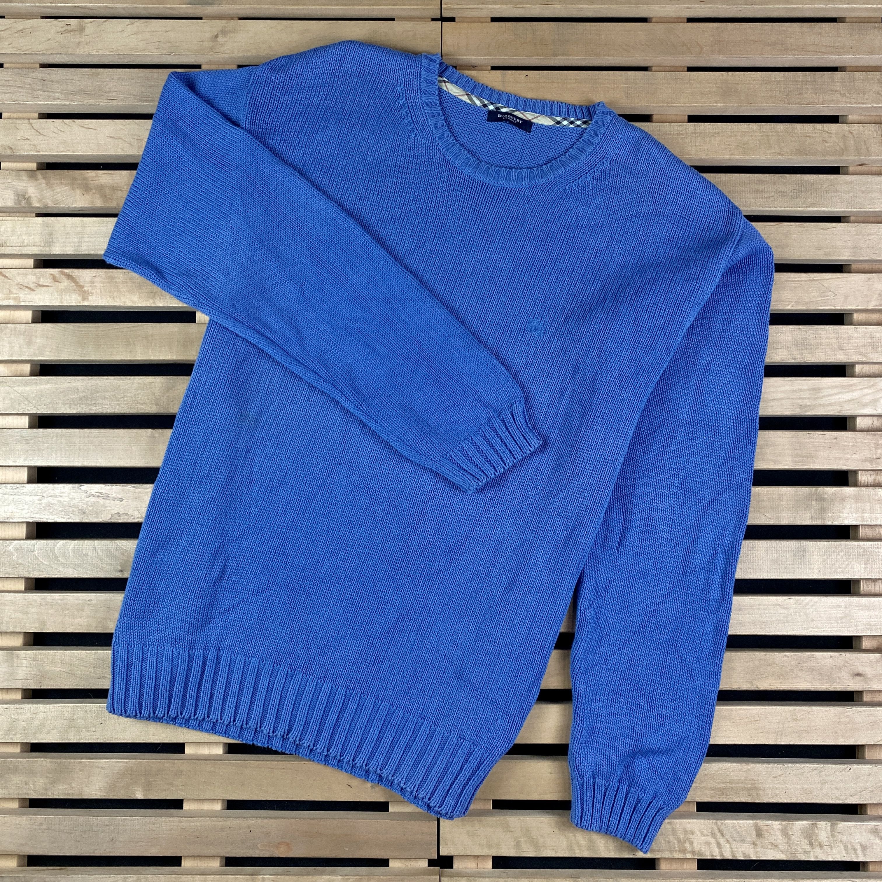 Burberry Mens Sweater Long Sleeve Burberry London Vintage Size M-L Size US L / EU 52-54 / 3 - 1 Thumbnail