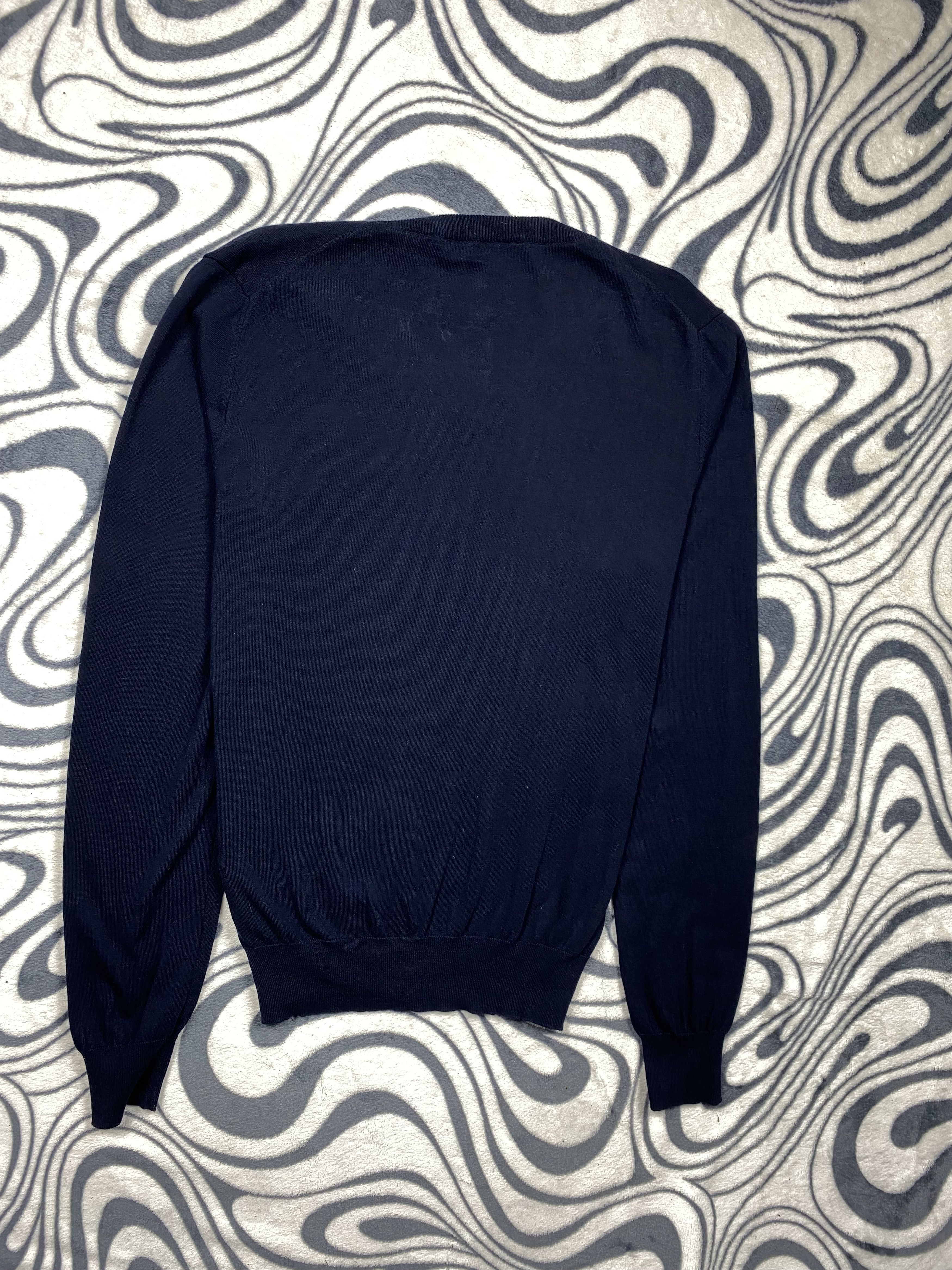 Moschino × Vintage Love Moschino Mens V-Neck Sweater Size US L / EU 52-54 / 3 - 8 Thumbnail