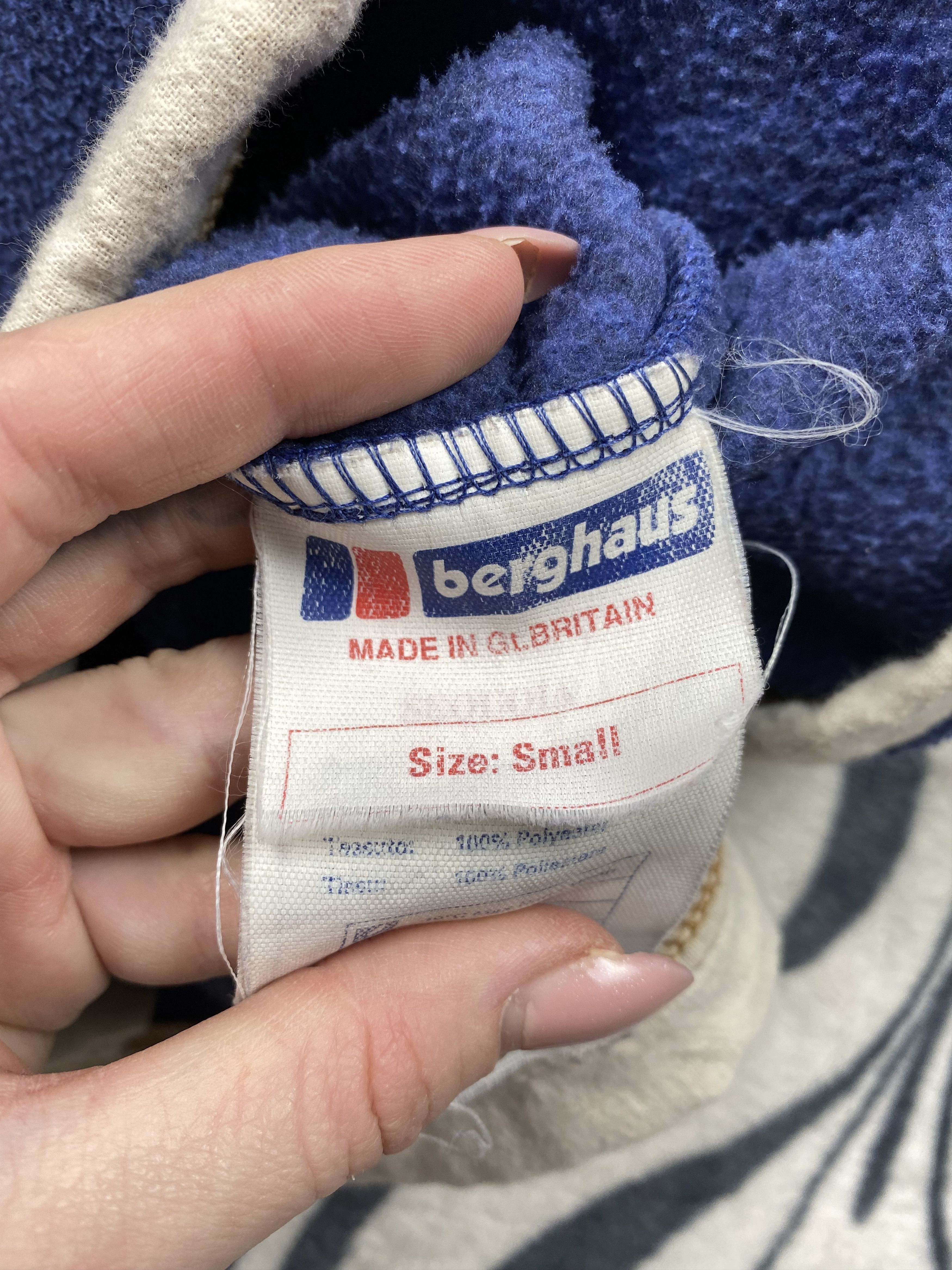 Berghaus Berghaus 90s Vintage Mens Fleece 1\4 Zip Jacket Size US S / EU 44-46 / 1 - 7 Thumbnail